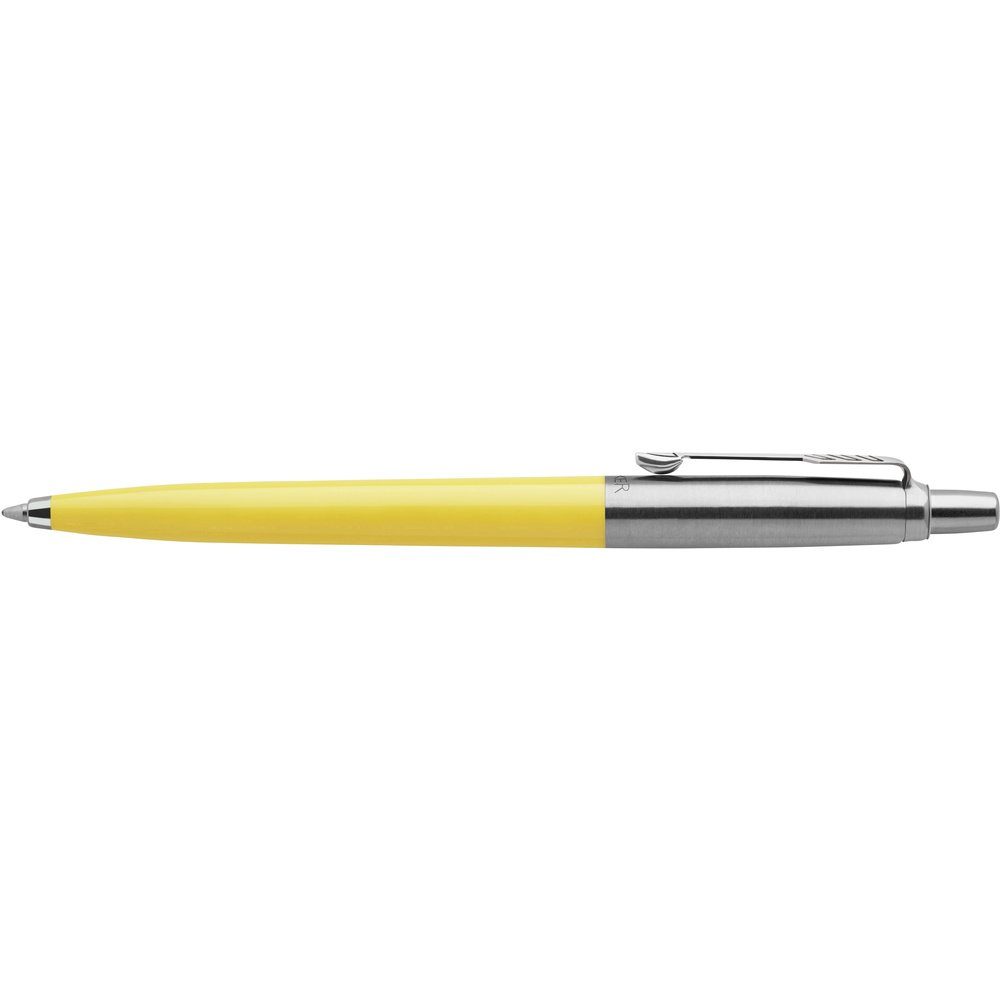 Druckkugelschreiber Parker Pen Kugelschreiber Jotter Gelb 2076056 Schreibfarbe: Blau