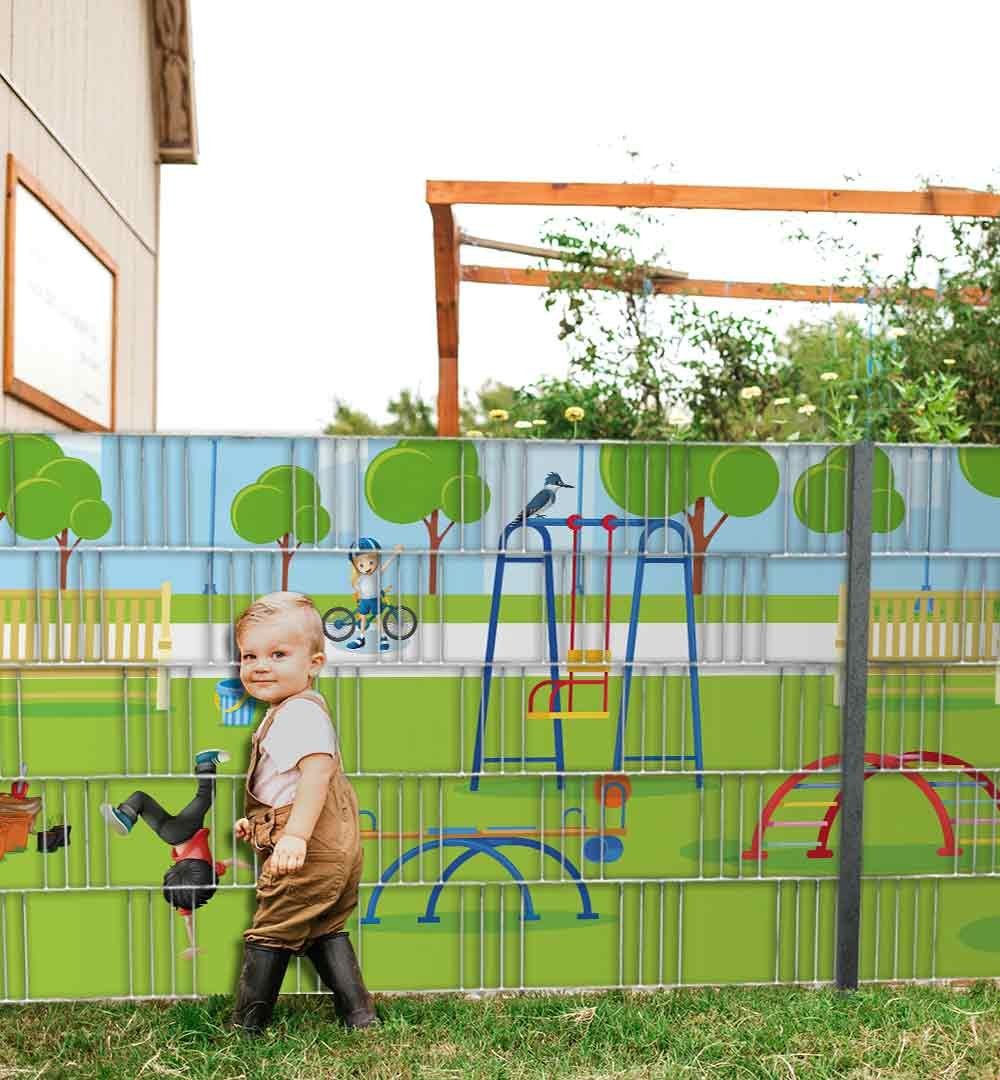 MyMaxxi Sichtschutzstreifen Sichtschutzstreifen spielende Kinder Sichtschut günstig online kaufen
