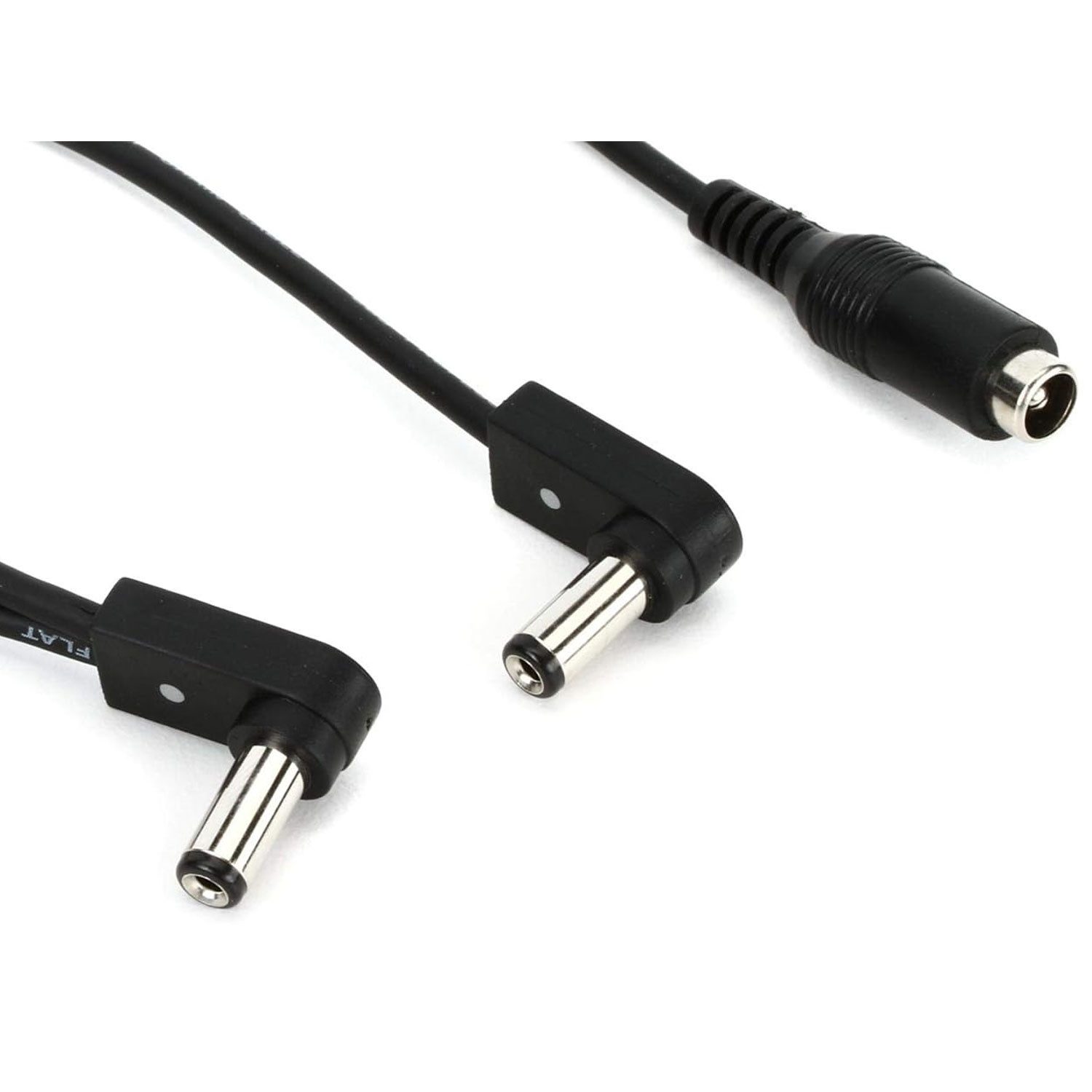EBS EBS Kabel DC-2 2-fach Verteiler für Netzteile mit 2.1 mm Stecker Instrumentenkabel, (30 cm), 2-fach Verteiler Kabel für Netzteile