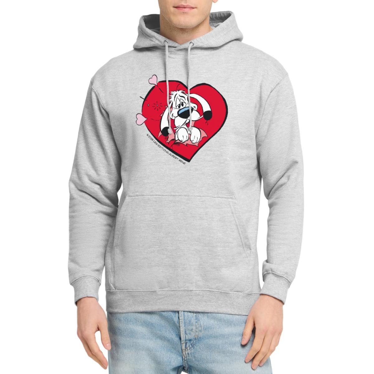 Spreadshirt Hoodie Asterix & Obelix Idefix Ist Verliebt Unisex Hoodie (1-tlg)
