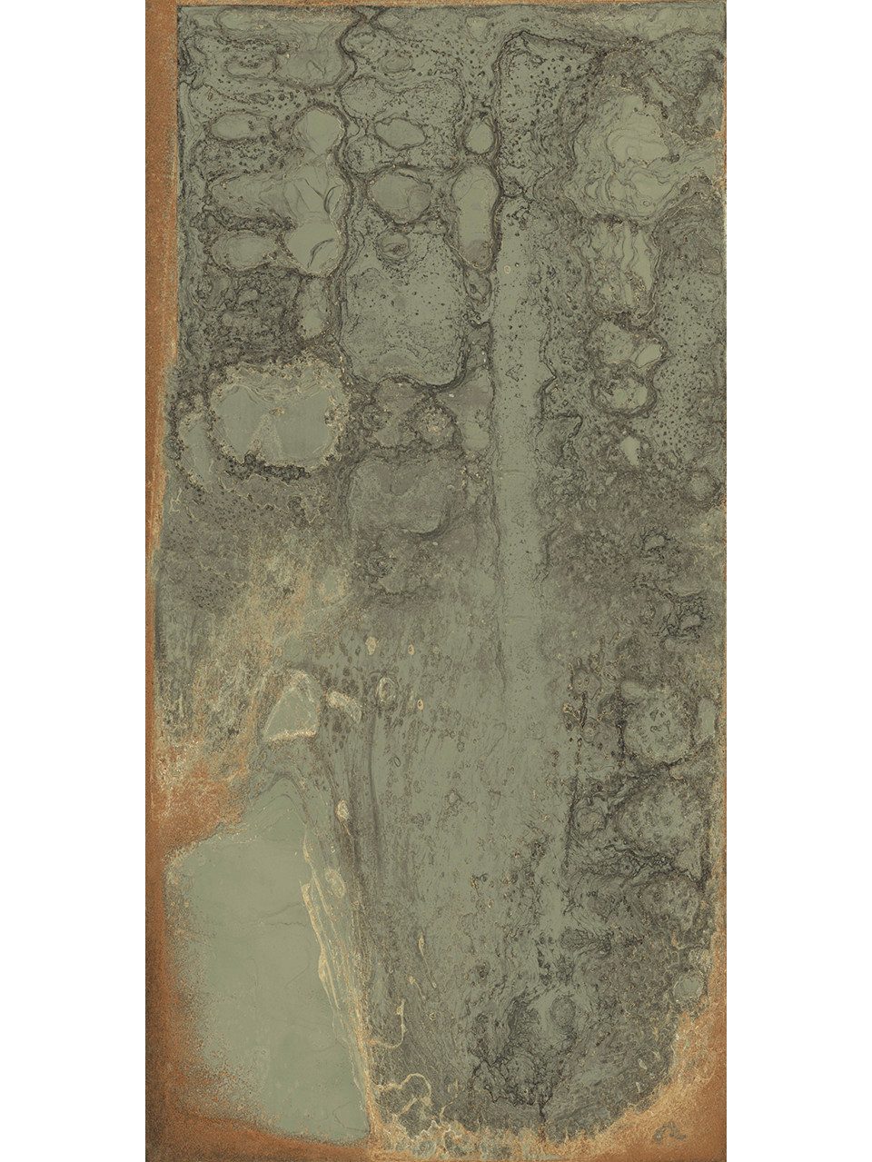 Euro Stone Bodenfliese Bodenfliese Feinsteinzeug Oxyde 60 x 120 cm grün, Feinsteinzeug, Grün