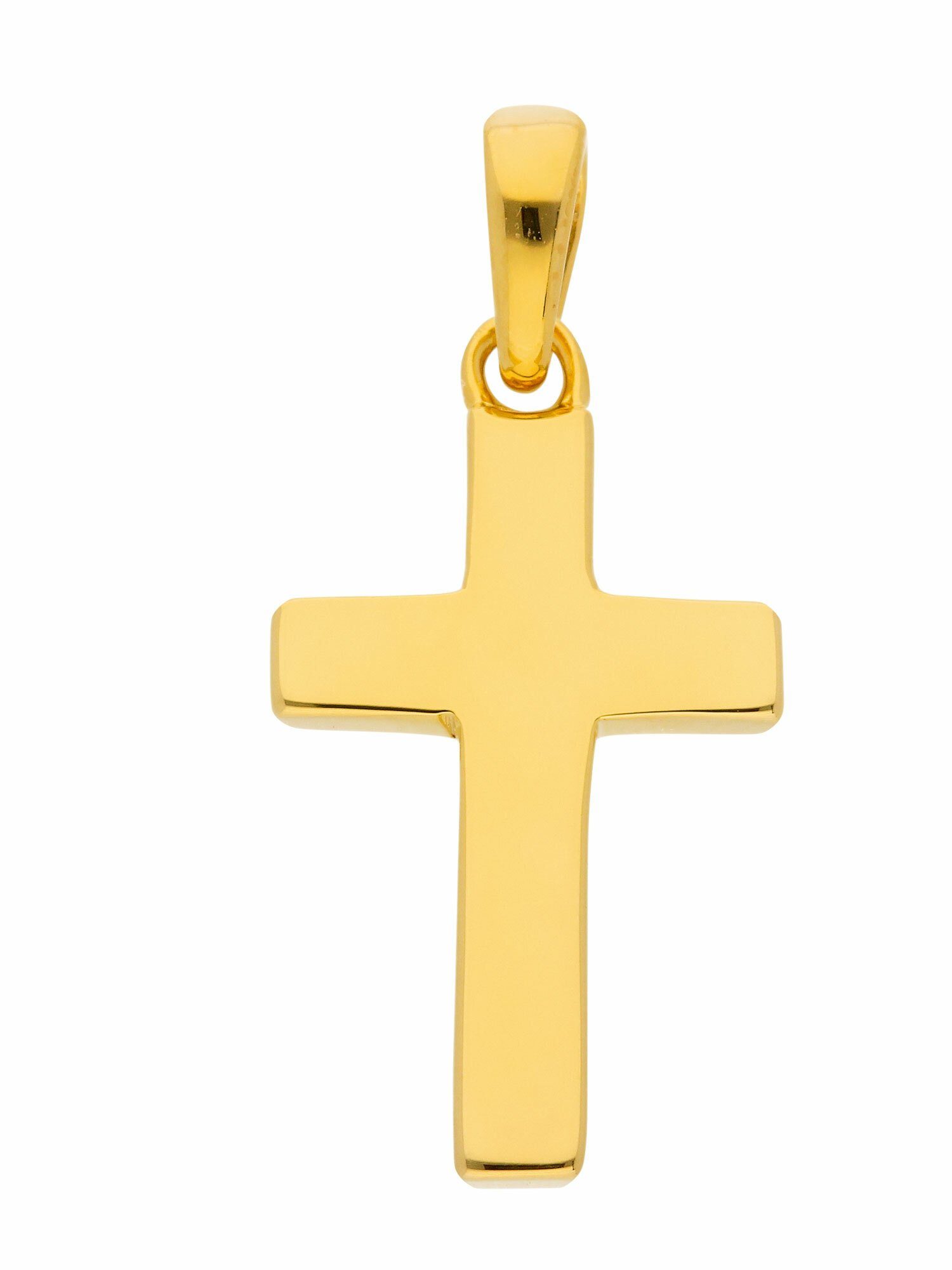 Adelia´s Kettenanhänger 925 Silber Kreuz Anhänger, Silberschmuck für Damen & Herren