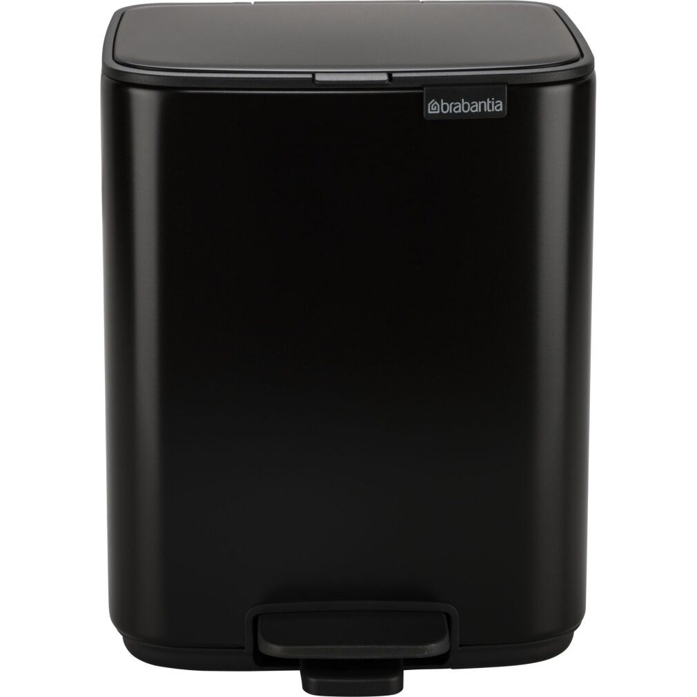 Brabantia Mülltrennsystem Treteimer Bo 7 Liter Matt Black