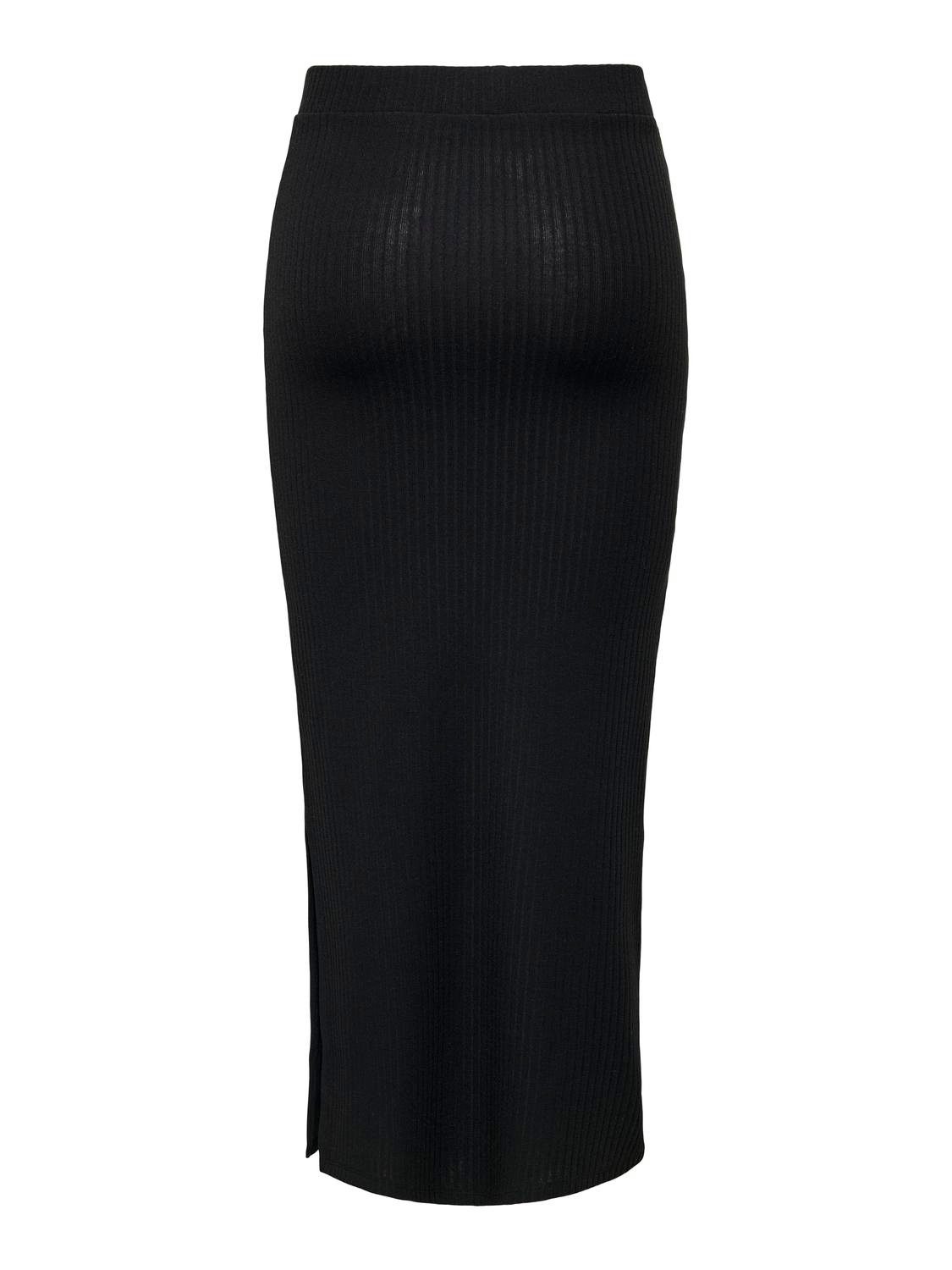 ONLY Sommerrock Geripptes Strickdesign, elegante Midi-Länge günstig online kaufen