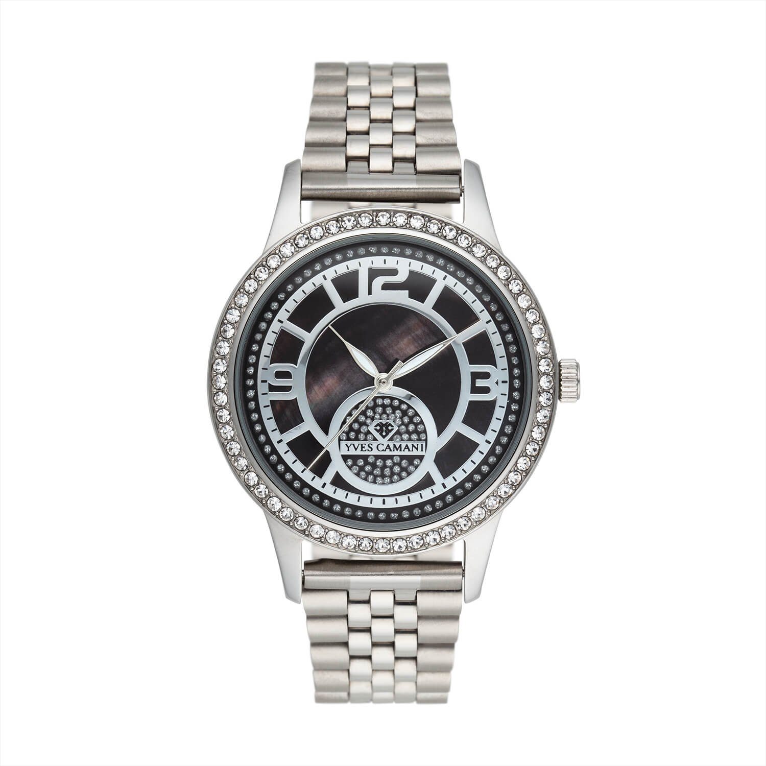 Yves Camani Quarzuhr ROUEN B, Perlmutt-Zifferblatt, kratzfestes Mineralglas, 3 ATM
