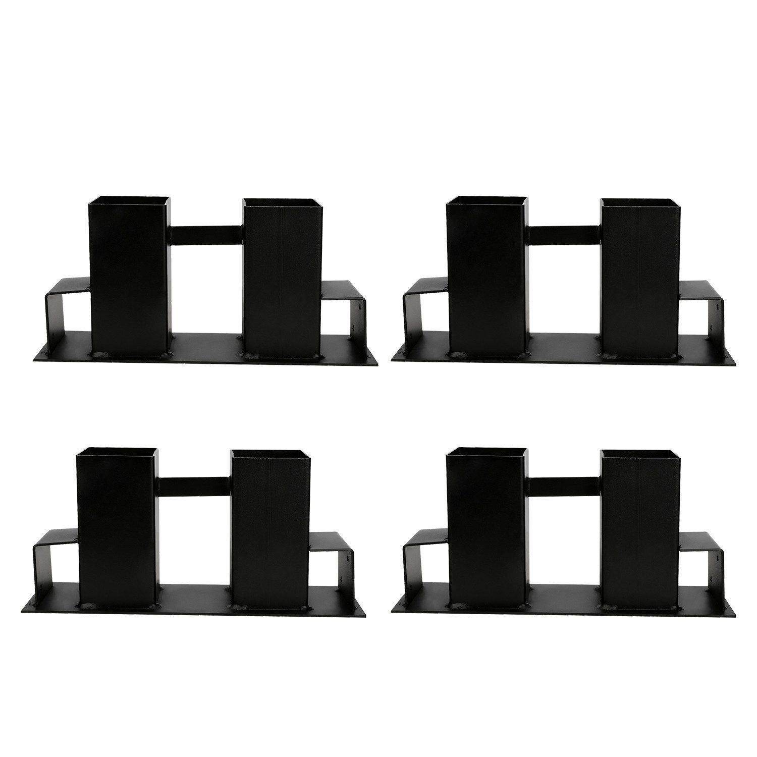 Clanmacy Stapelregal Holzstapelhilfe 4St. Stapelhilfe Brennholz günstig online kaufen