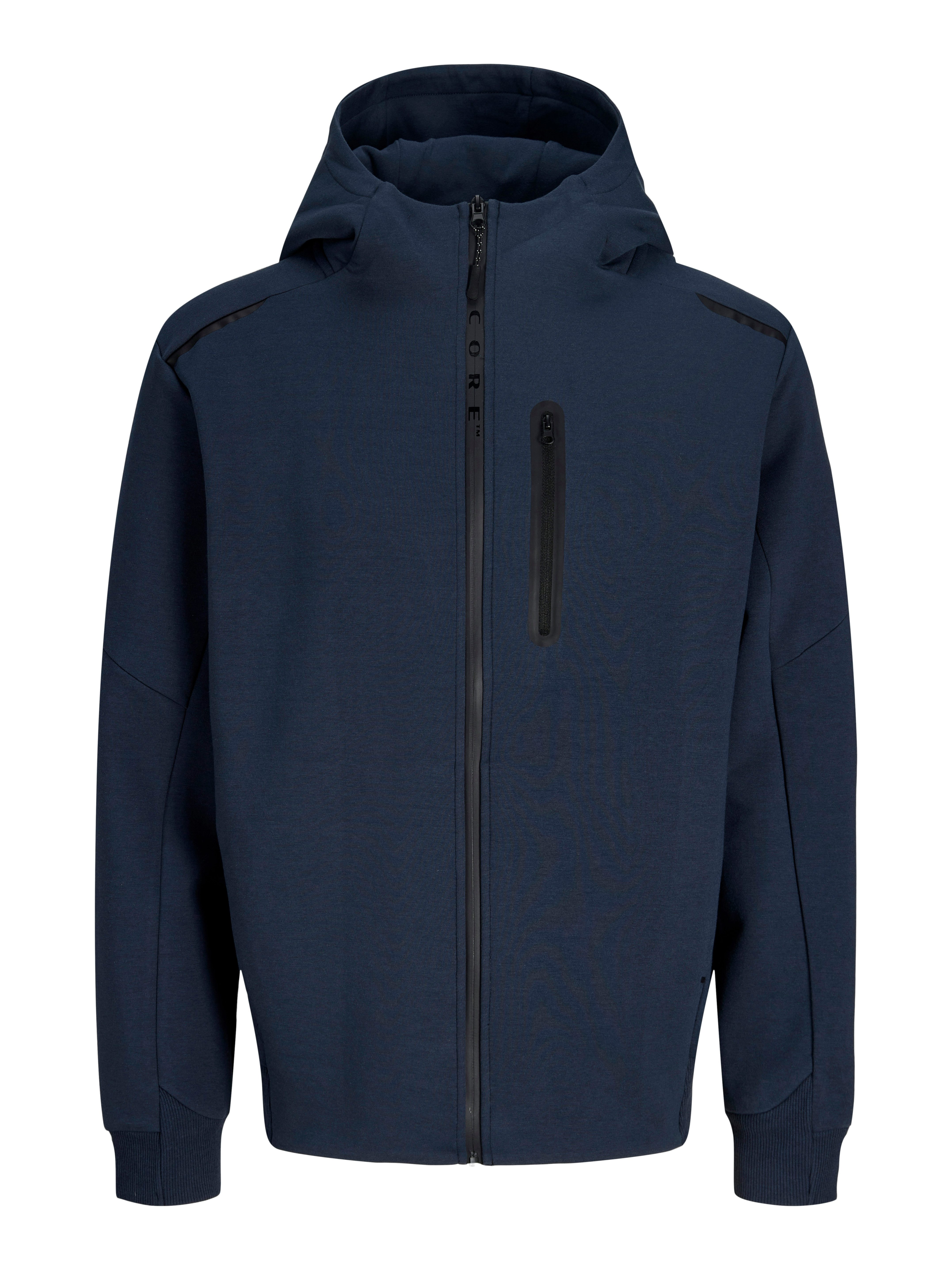 Jack & Jones Kapuzensweatshirt JCOFUSION FULL ZIP SWEAT HOOD