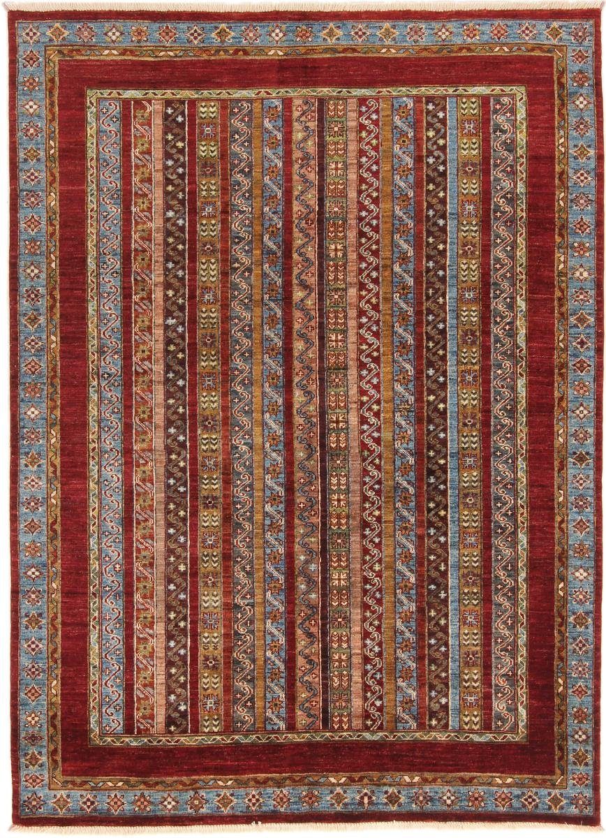 Orientteppich Arijana Shaal 151x203 Handgeknüpfter Orientteppich, Nain Trading, rechteckig, Höhe: 5 mm