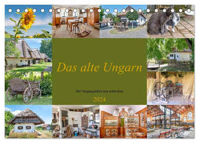 CALVENDO Wandkalender Das alte Ungarn (Tischkalender 2024 DIN A5 quer)