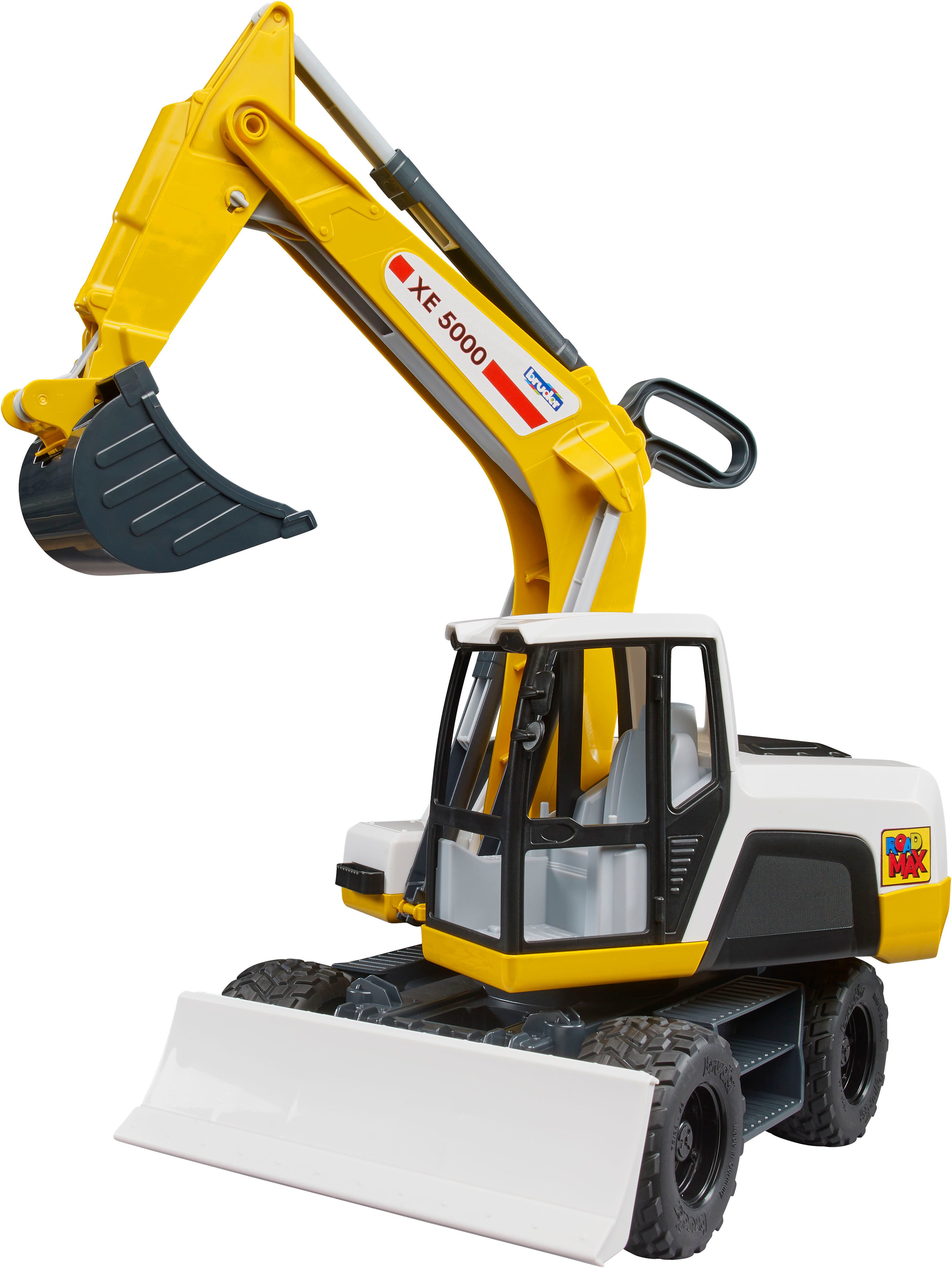 Bruder® Spielzeug-Bagger Roadmax Mobilbagger 45 cm (03413), Made in Europe