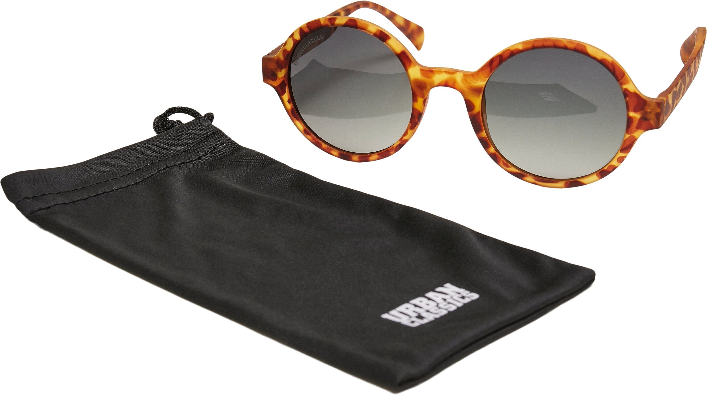 URBAN CLASSICS Sonnenbrille Accessoires Sunglasses Retro Funk UC brown leo/green