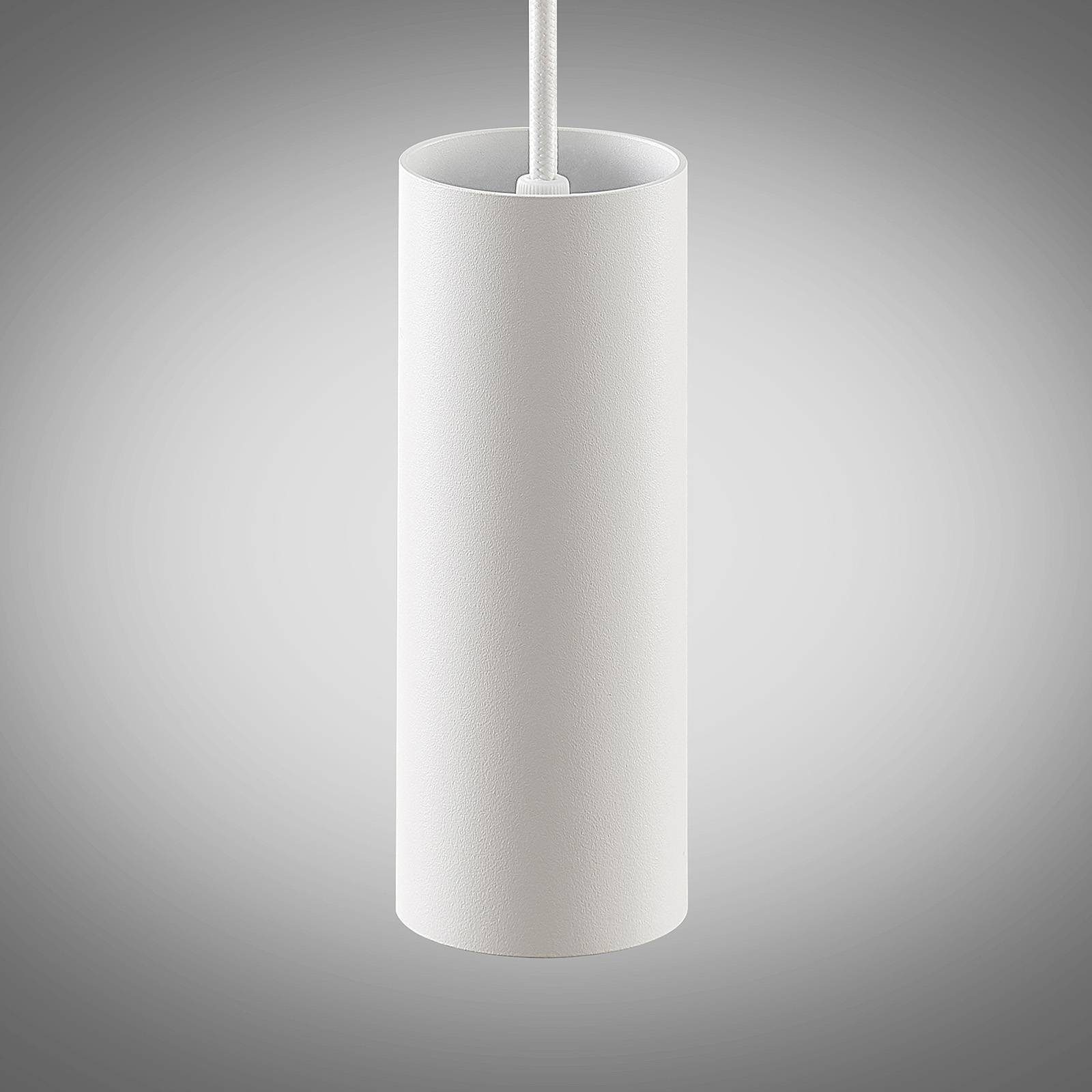 Arcchio Hängeleuchte Ejona, weiß, GU10, Esstischlampe dimmbar, 1 Leuchtmittel Deckenlampe, Aluminium, nicht inklusive, flammig, Modern