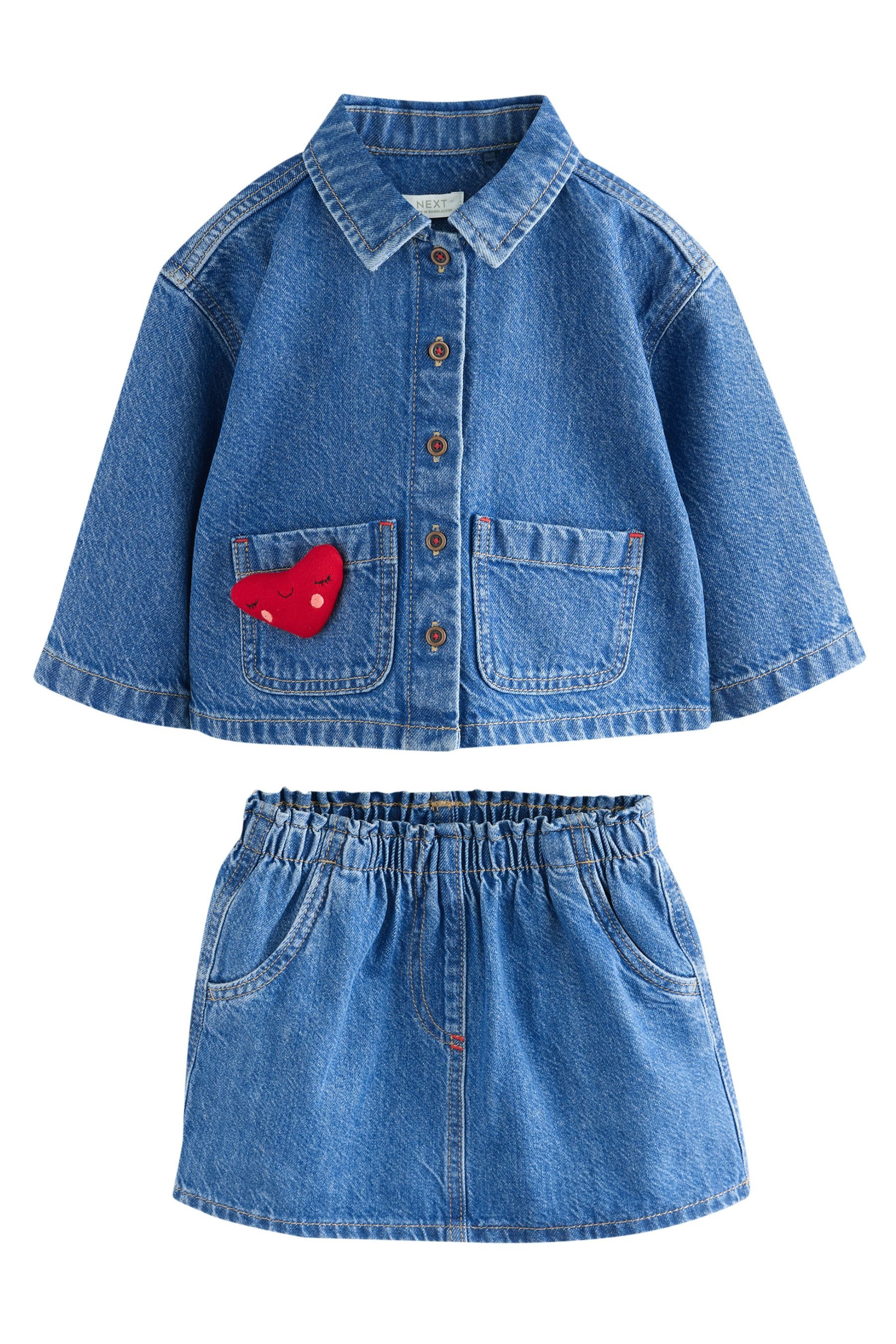 Next Jeansrock Jeanshemd und Rock im günstig online kaufen