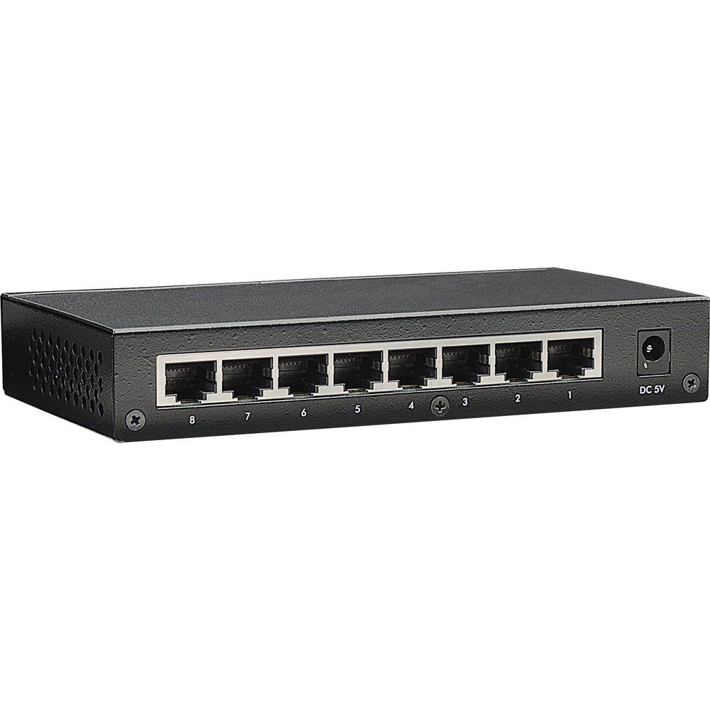 RYGHT Intellinet 8 Port Metall Gigabit Switch Netzwerk-Switch