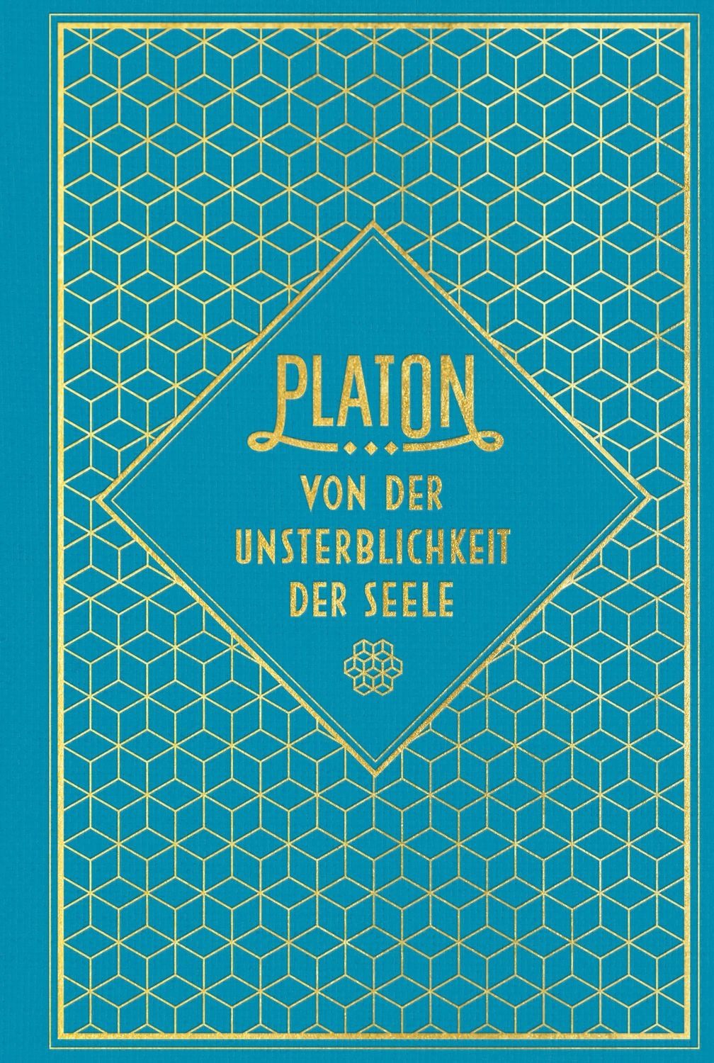 Fachbuch Von der Unsterblichkeit der Seele Leinen mit Goldprägung Platon