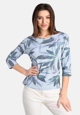 BICALLA T-Shirt Shirt Stripe Print - 10/blue (1-tlg)