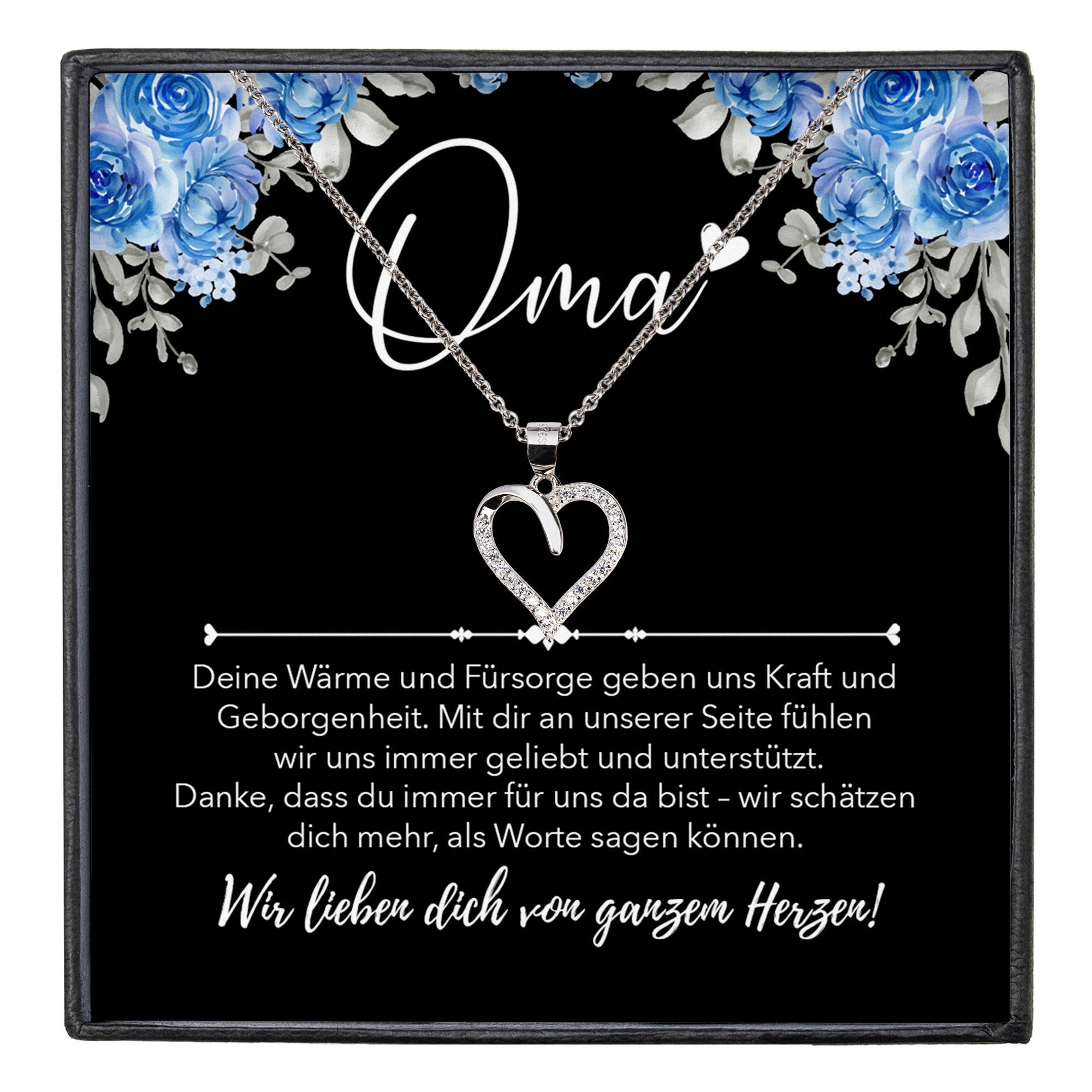 22Feels Schmuckset Unsere Oma Geschenk Grossmutter Frauen Halskette Damen C günstig online kaufen