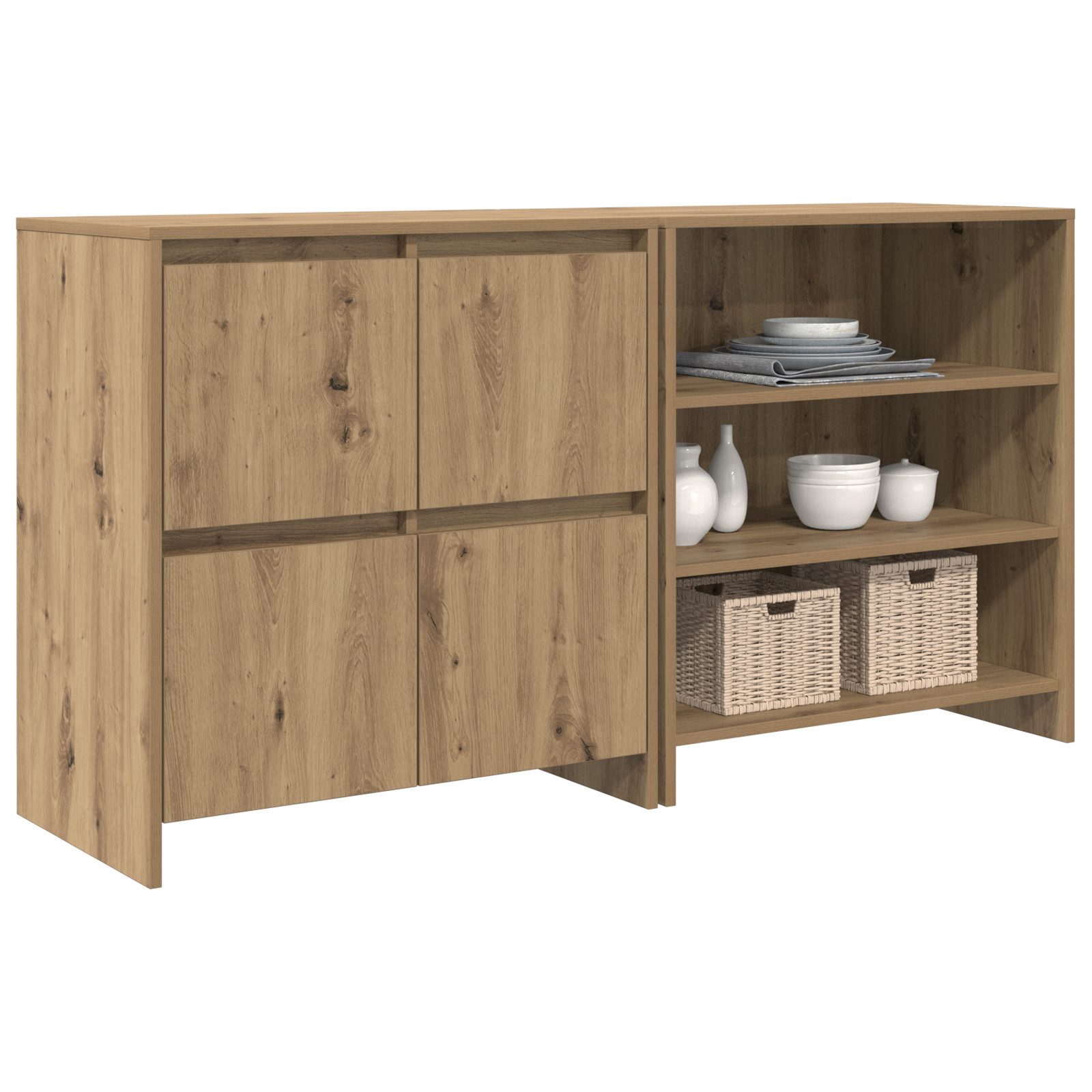 vidaXL Sideboard Sideboard mit Regal mit günstig online kaufen