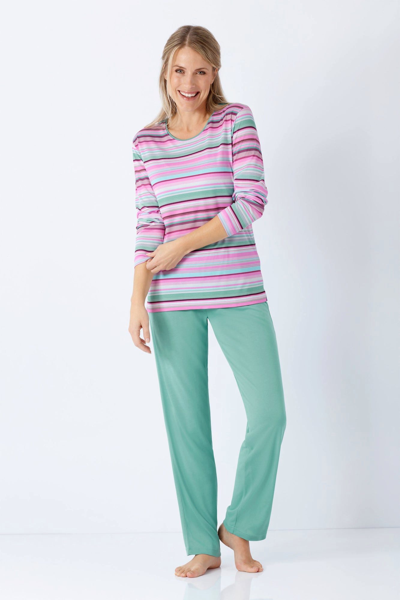 Hajo Schlafanzug Damen Schlafanzug Klima-Soft®