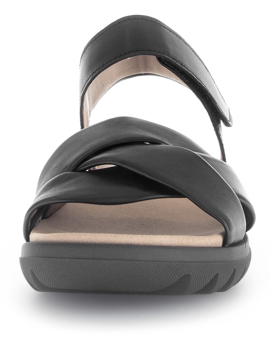 Gabor Riemchensandale, Sommerschuh, Keilsandalette, Bequemschuh mit Klettverschluss