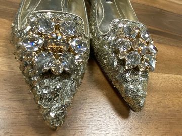 DOLCE & GABBANA DOLCE & GABBANA JEWELED SCHMUCK BALLERINAS FLATS SLIPPER SCHUHE MULE S Sneaker Ballerinas