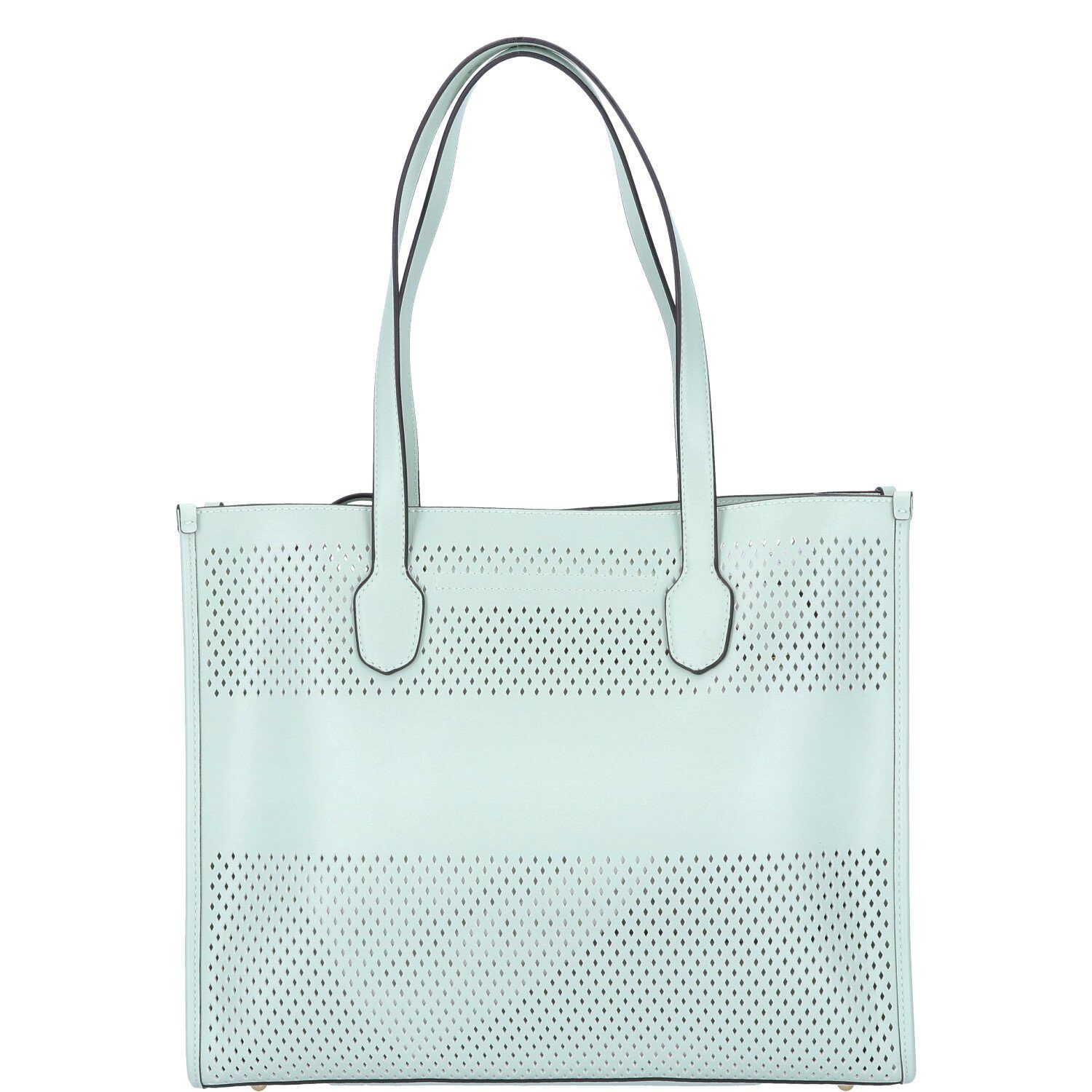 Guess Umhängetasche GUESS Damen Shopper Katey Perf mint (1, 1-tlg., 1)