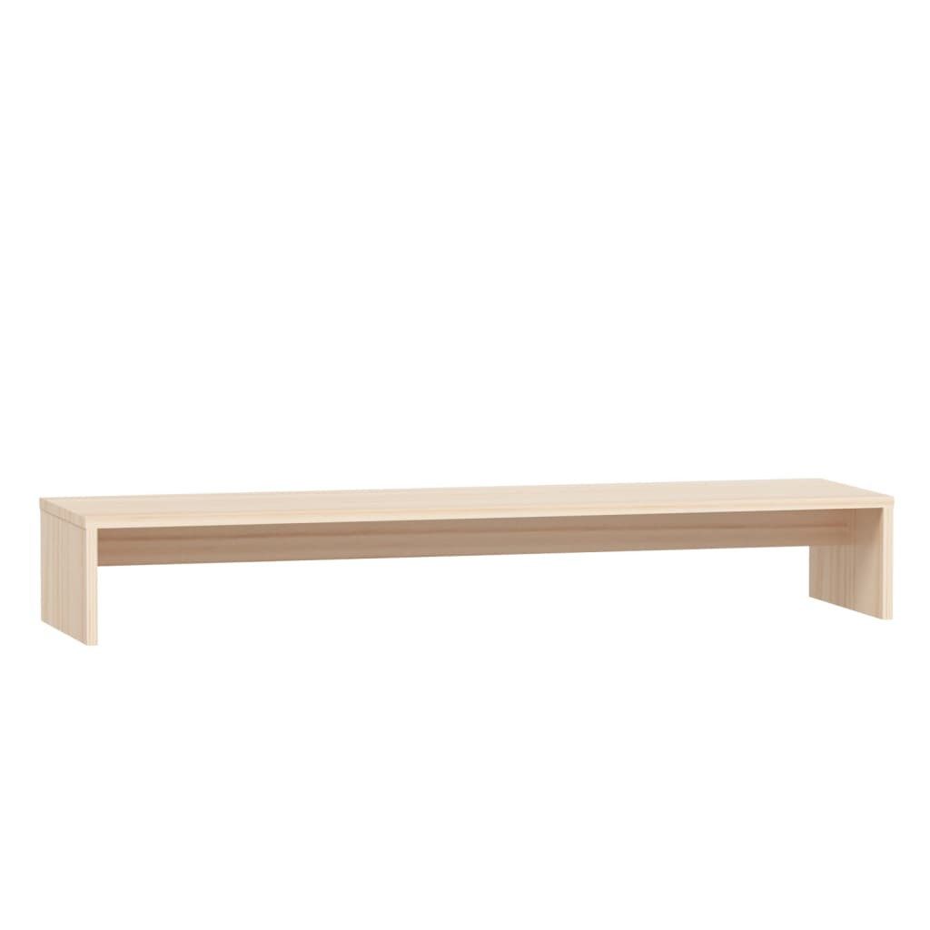 vidaXL Computertisch Monitorständer 100x27x15 cm Massivholz günstig online kaufen
