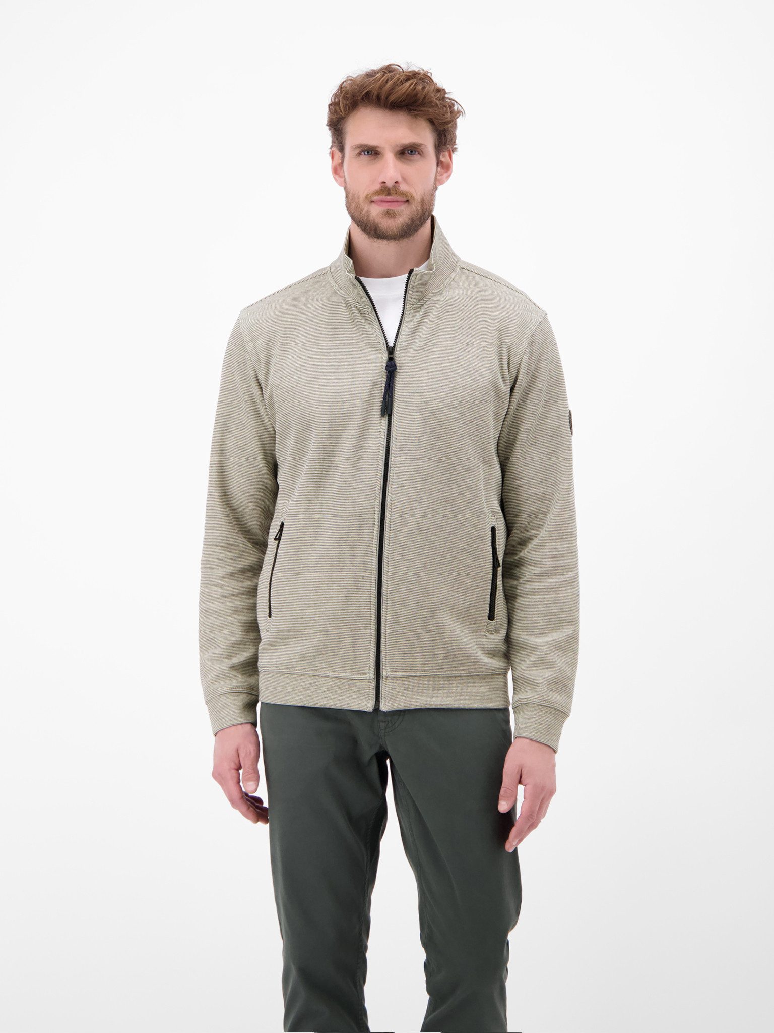 LERROS Sweatjacke mit Stehkragen günstig online kaufen