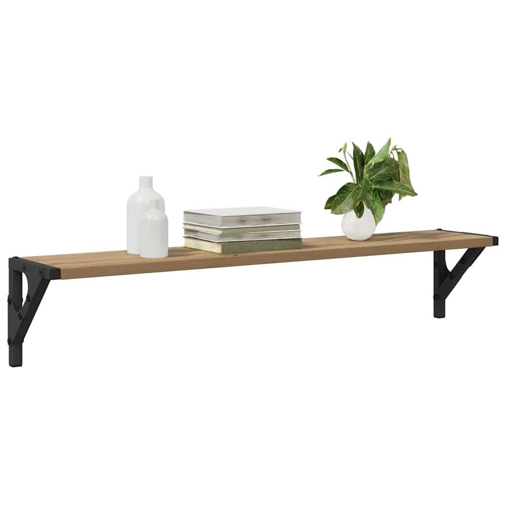 vidaXL Regal Wandregale 2 pcs Artisan-Eiche 80 x 15 x 15,5 cm Holzwerkstoff günstig online kaufen