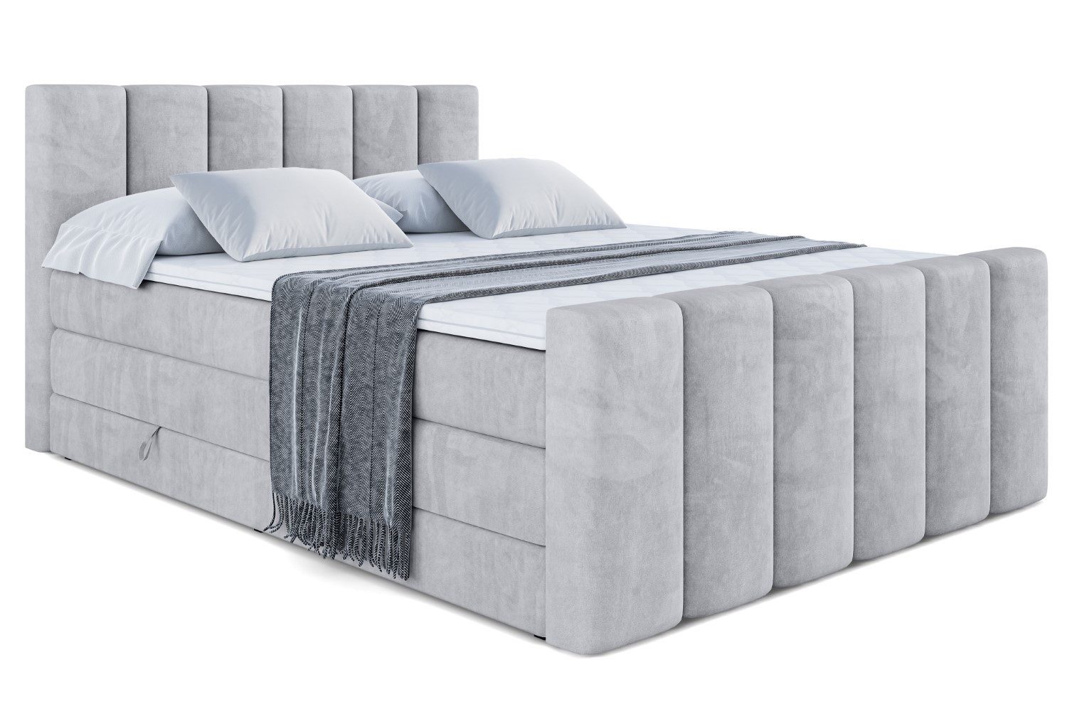 ALTDECOR Boxspringbett BOXI1-Z KING (Multipocket-Matratze H4, günstig online kaufen