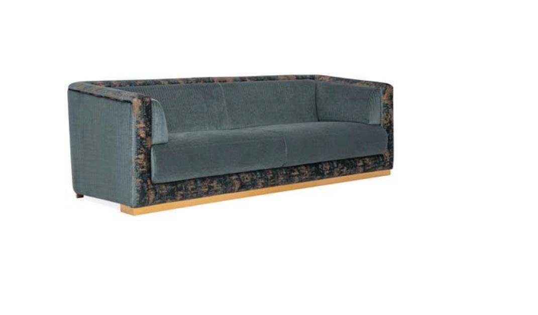 Möbel Grüne Couch Sofa Einrichtung Sofa Couchen JVmoebel Dreisitzer Polster