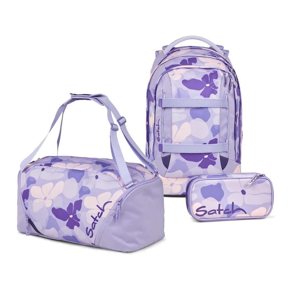 Satch Schulrucksack Pack (3tlg, inkl. Schlamperbox und Sporttasche)