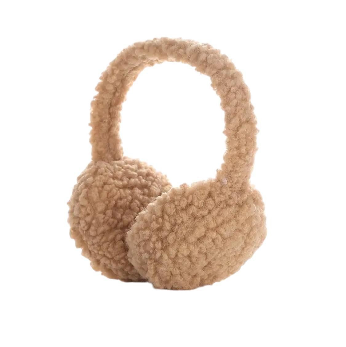 Worldclassca Ohrenwärmer Worldclassca Ohrenwärmer Teddyfell Kunstfell Faltbar Winter Kuschelig Damen Mädchen Winter Trend Ohrenmütze Outdoor Kunstfell Warm