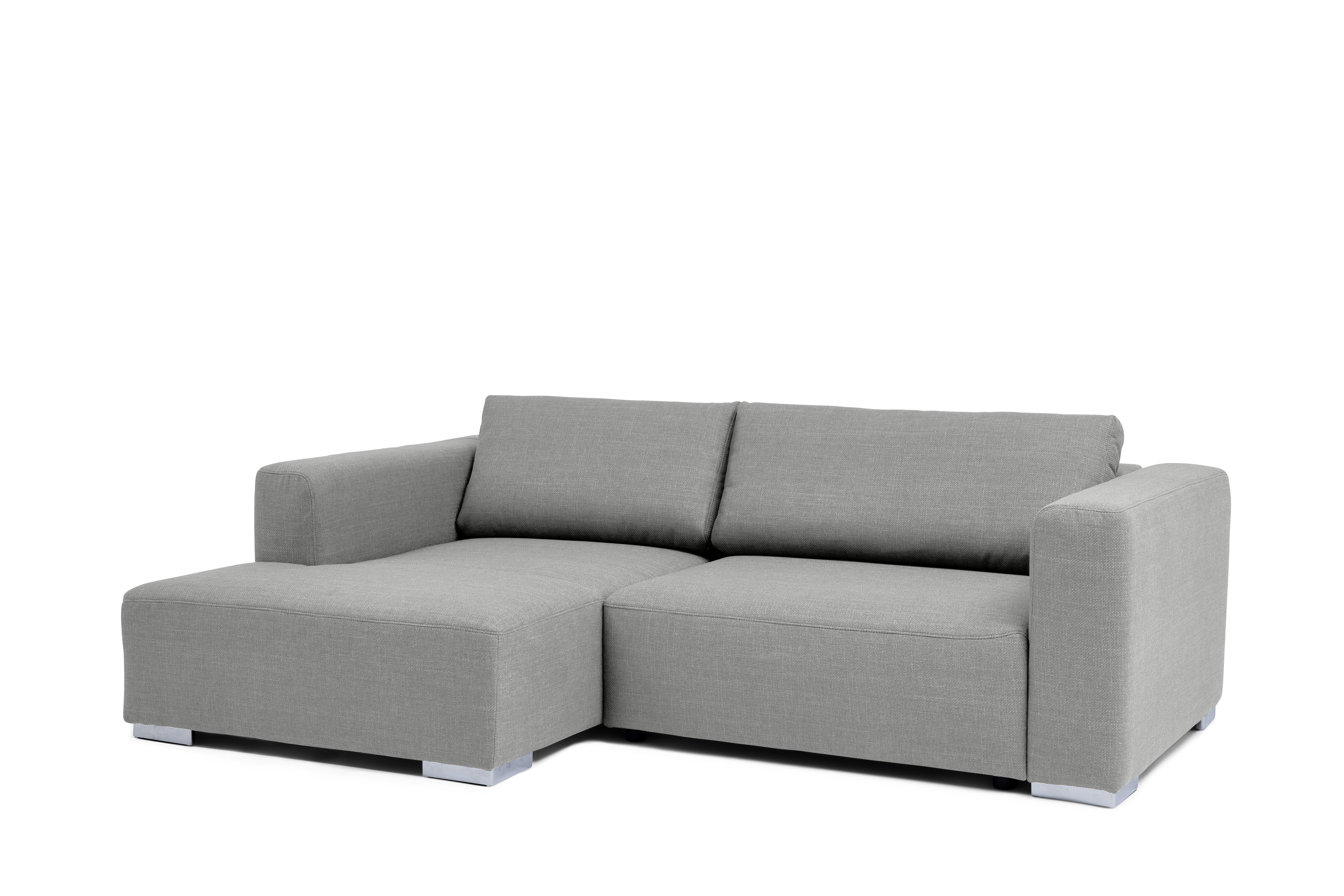 TOM TAILOR HOME Ecksofa HEAVEN – kubisches Sofa im klassischem Look – mit festem Sitz, optional mit Schlaffunktion – in vielen schönen Stoffen