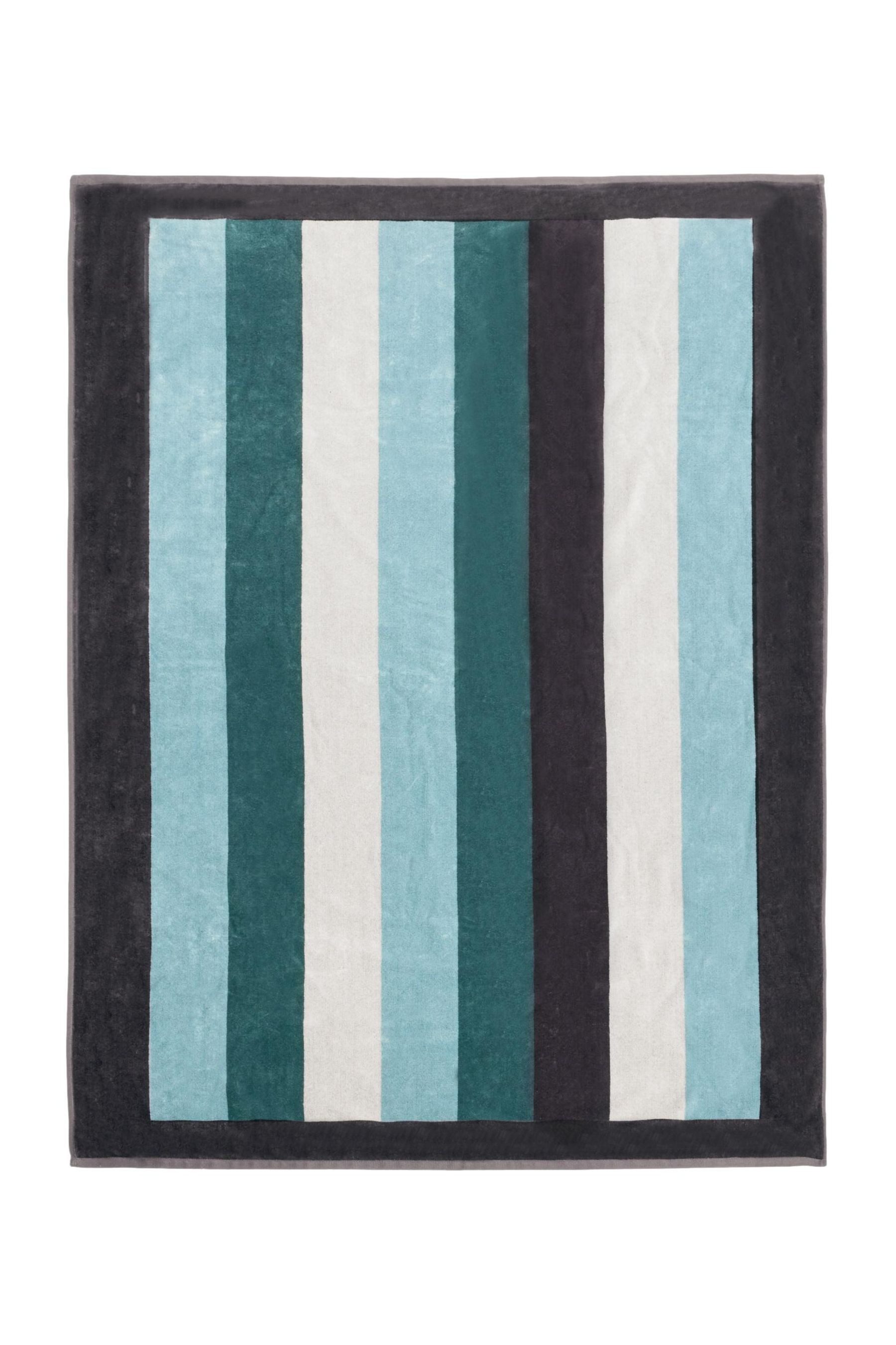 Next Strandtuch Gestreiftes Strandhandtuch 100 % Baumwolle - XL, (1-St)