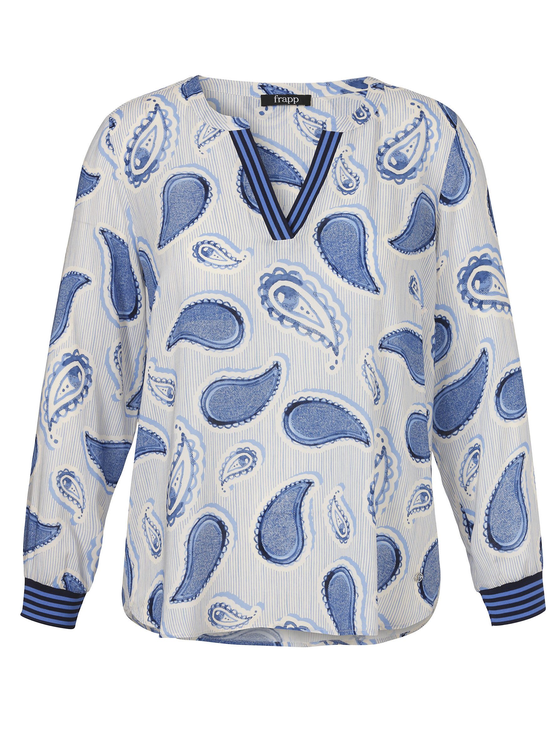 FRAPP Schluppenbluse (1-tlg)