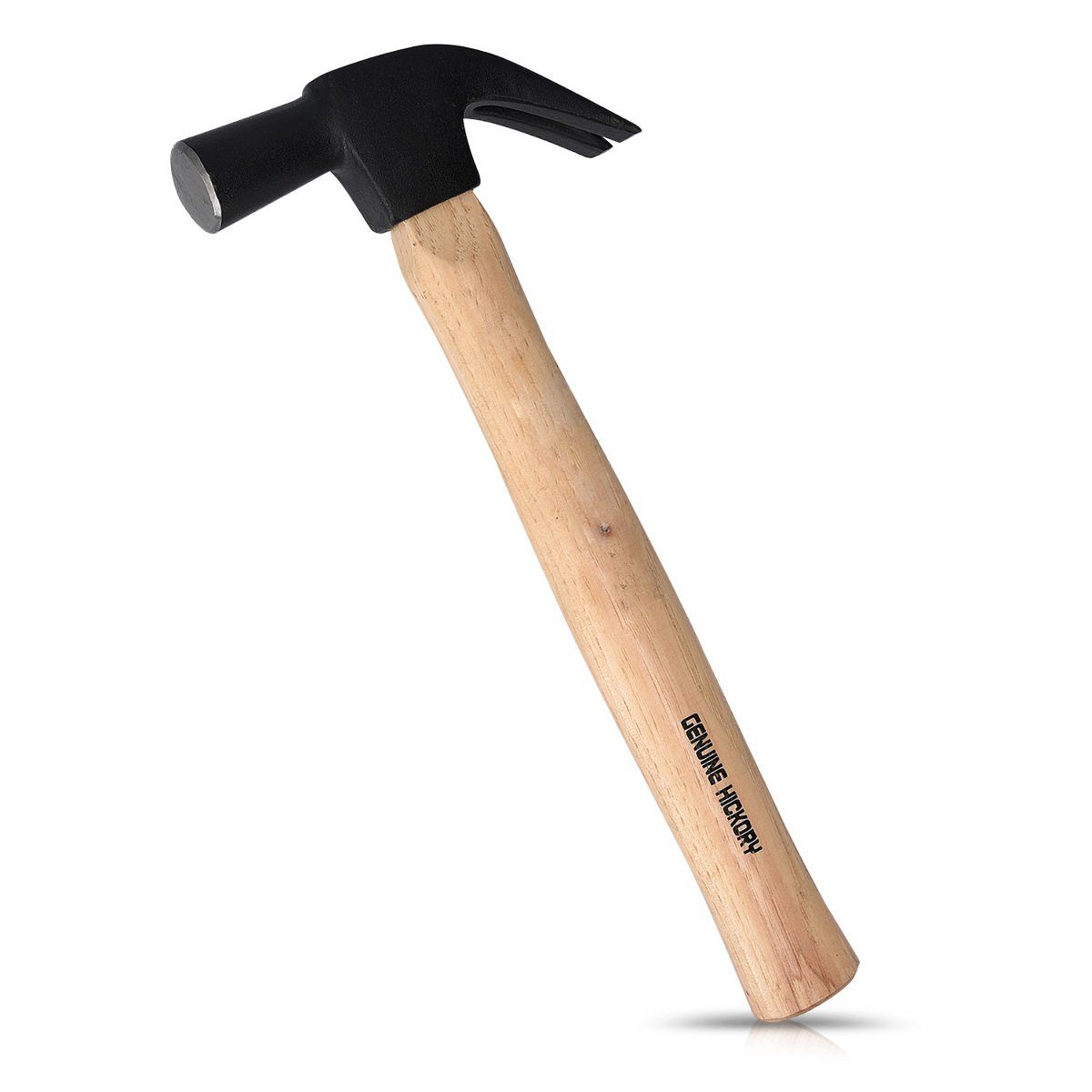 Navaris Hammer, Klauenhammer mit Hickory Holzstiel - 33cm Stiellänge - 560g  Hammerkopf Schwerpunkt - Edelstahl Kopf Holz Stiel - Hammer mit Nagelzieher  online kaufen | OTTO
