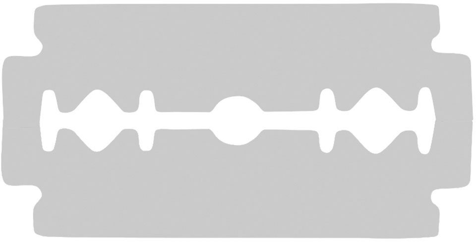 ERBE Rasierklingen, 10-tlg., Edelstahl, rostfrei