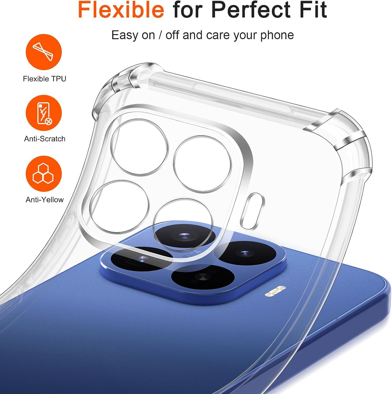 Widmann-Shop Handyhülle Xiaomi 17T Xiaomi 17T Pro Transparent Cover Case, kratzfest, für Xiaomi 17T oder 17T Pro – Bild 4 von 5