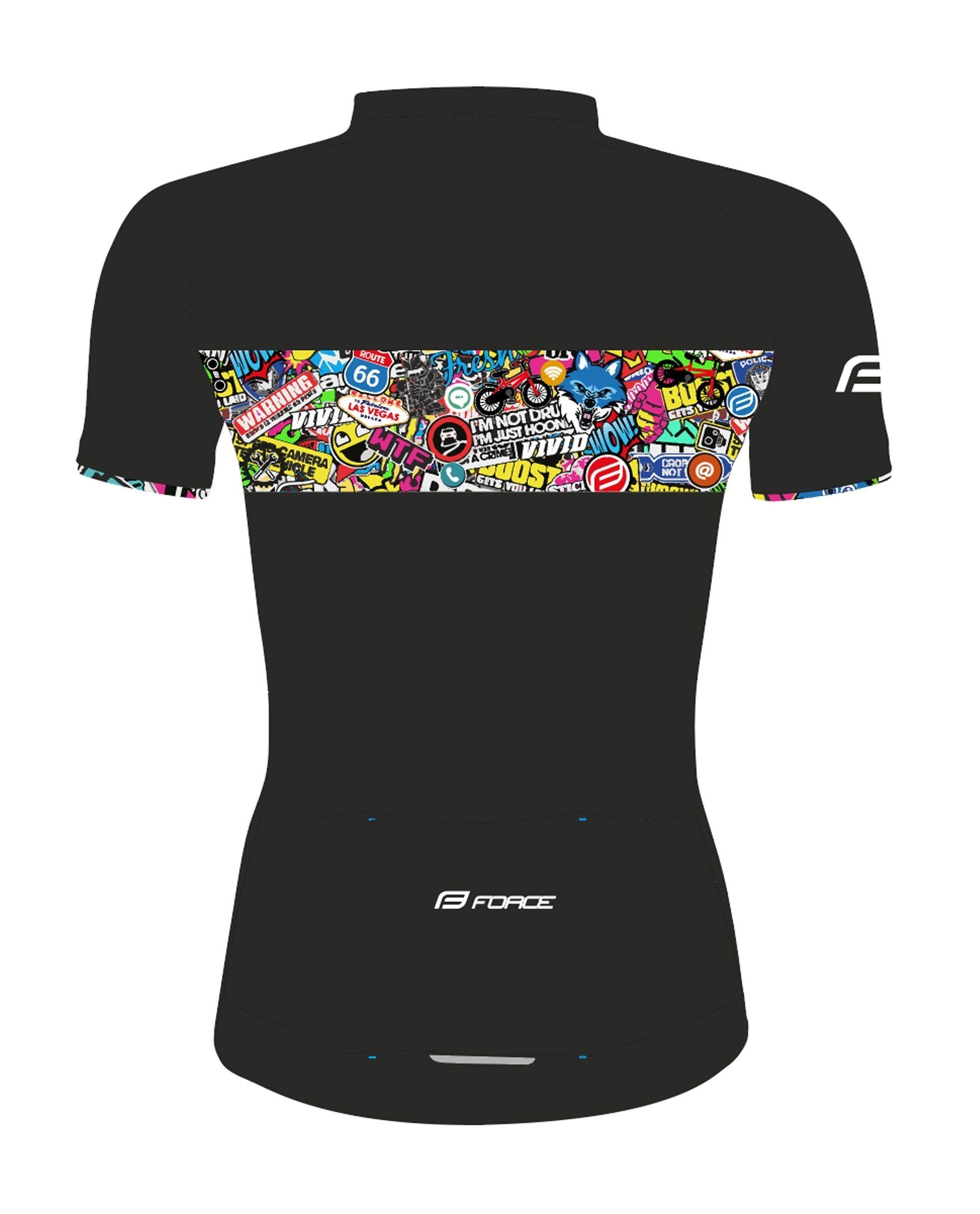 FORCE Radtrikot Jersey FORCE VIVID LADY günstig online kaufen