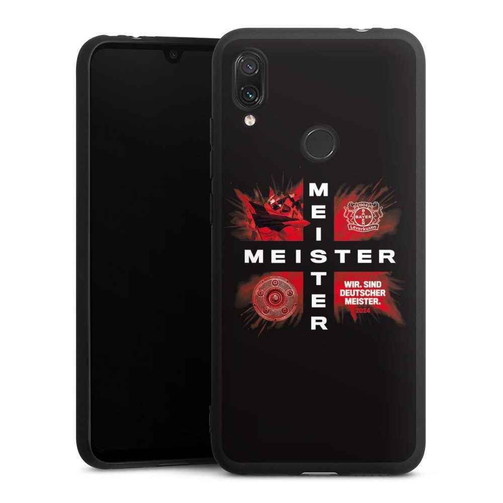 DeinDesign Handyhülle Bayer 04 Leverkusen Meister Offizielles Lizenzprodukt, Xiaomi Redmi Note 7 Silikon Hülle Premium Case Handy Schutzhülle