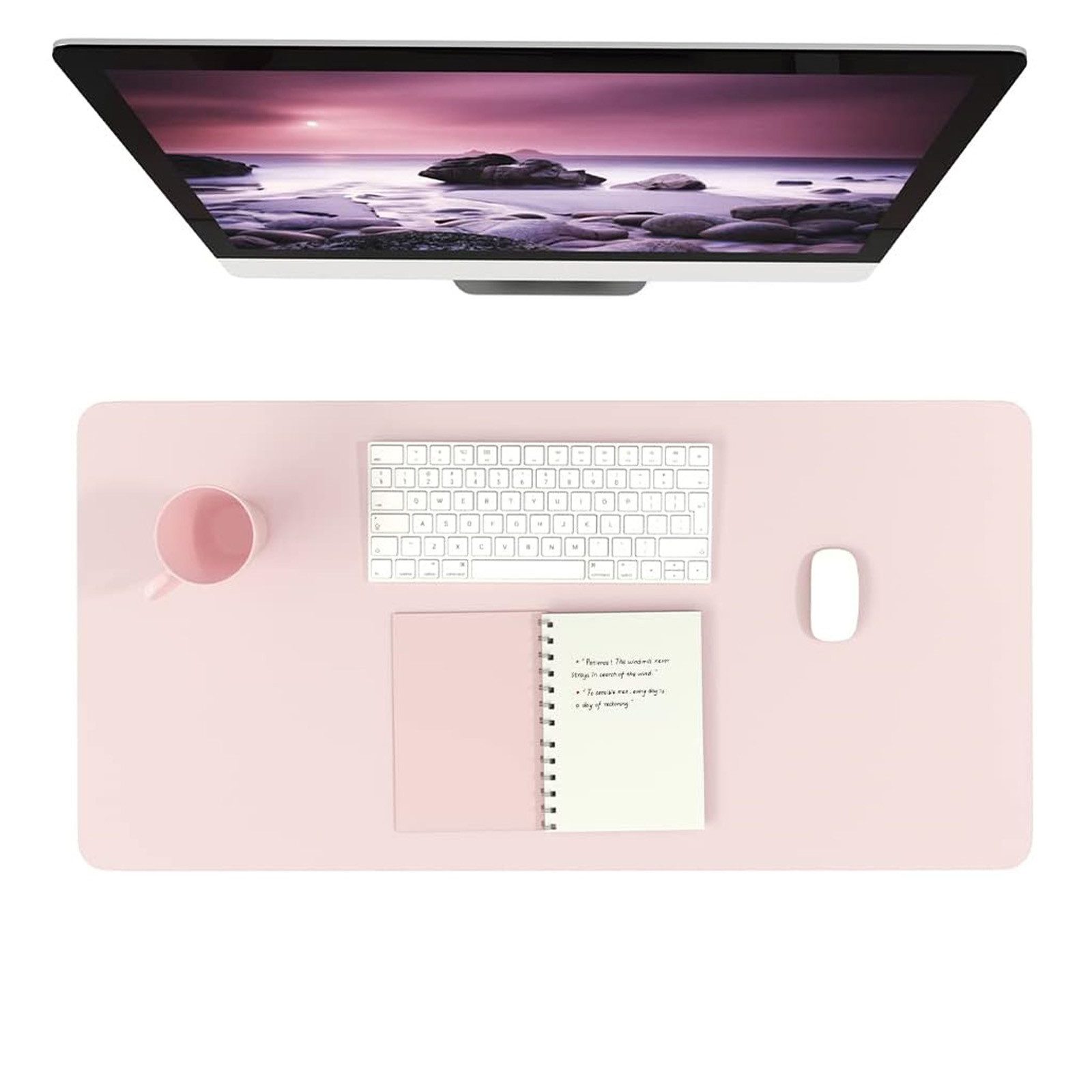 OKWISH Schreibtischunterlage Mauspad Tischmatte Tastaturauflage Gamingmatte 80X40 CM, (für Homeoffice Büro Laptoptisch Arbeitsfläche, 1 tlg., Multifunktionales Office Laptop Schreibunterlag)