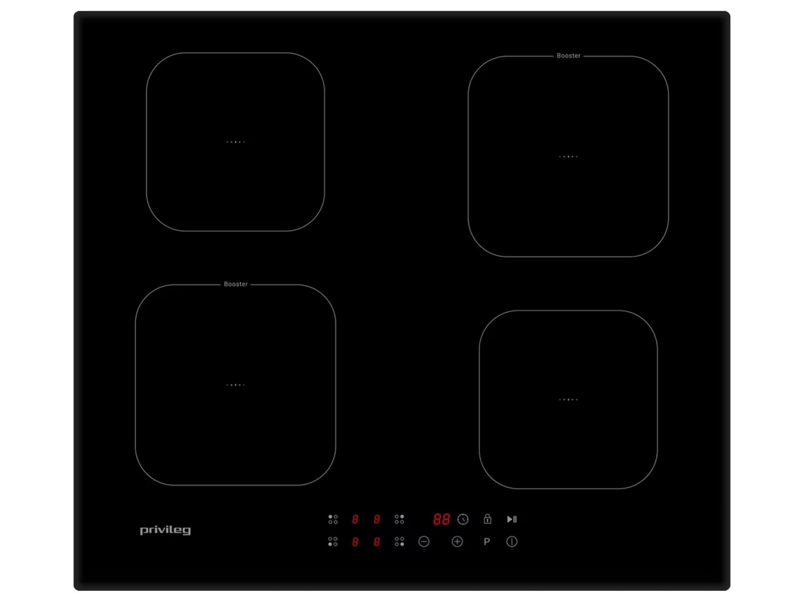 Privileg Induktions-Kochfeld 859991727080, autark, Timer, TouchControl-Bedienung