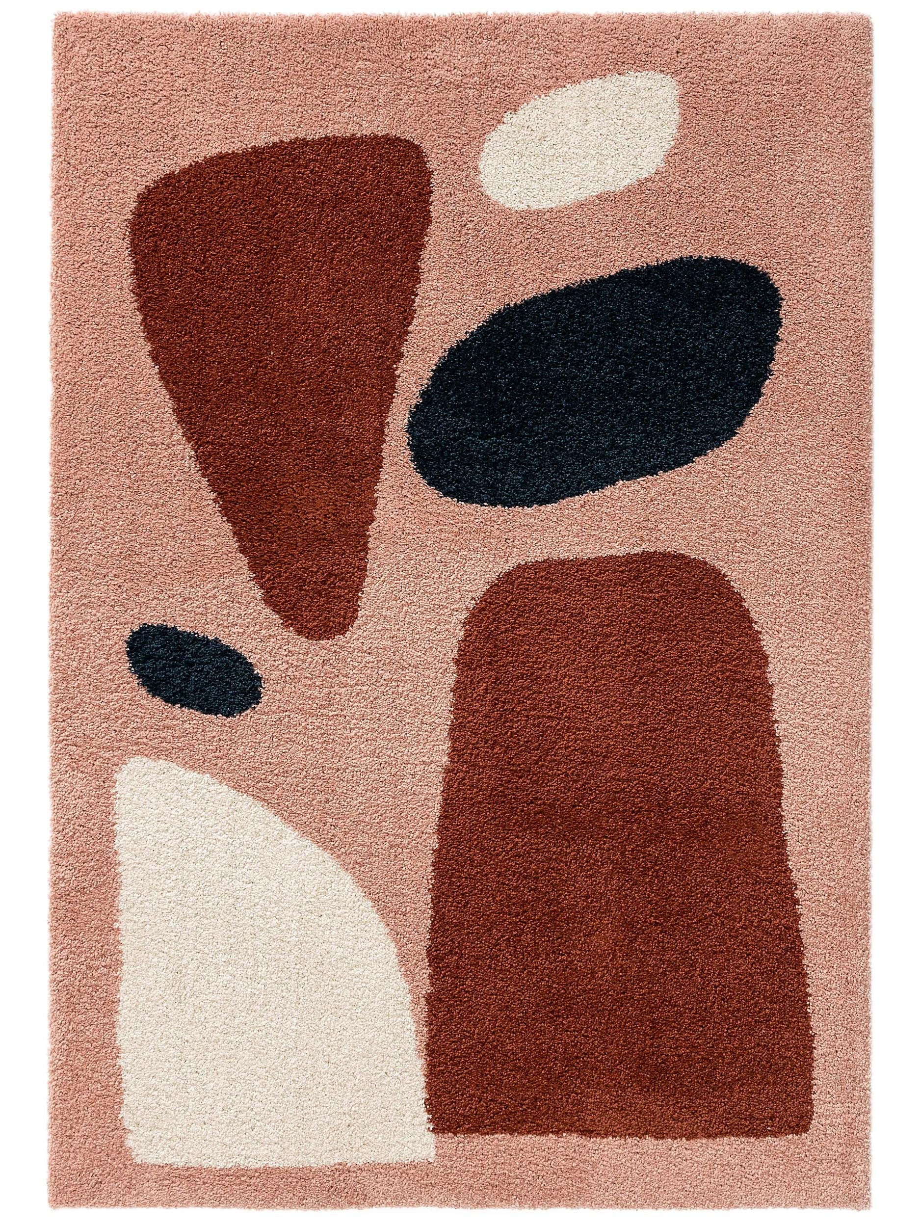 benuta Hochflor-Teppich Louise, rechteckig, Höhe: 21 mm, Teppich Wohn-, Ess- und Schlafzimmer, Flur, Kunstfaser, Gemütlich