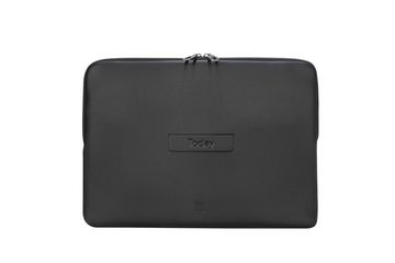 Tucano Laptop-Hülle Tucano Today - Kunstleder Notebook Sleeve mit Memory Foam, Schwarz 13 Zoll, Notebooks bis 13 Zoll