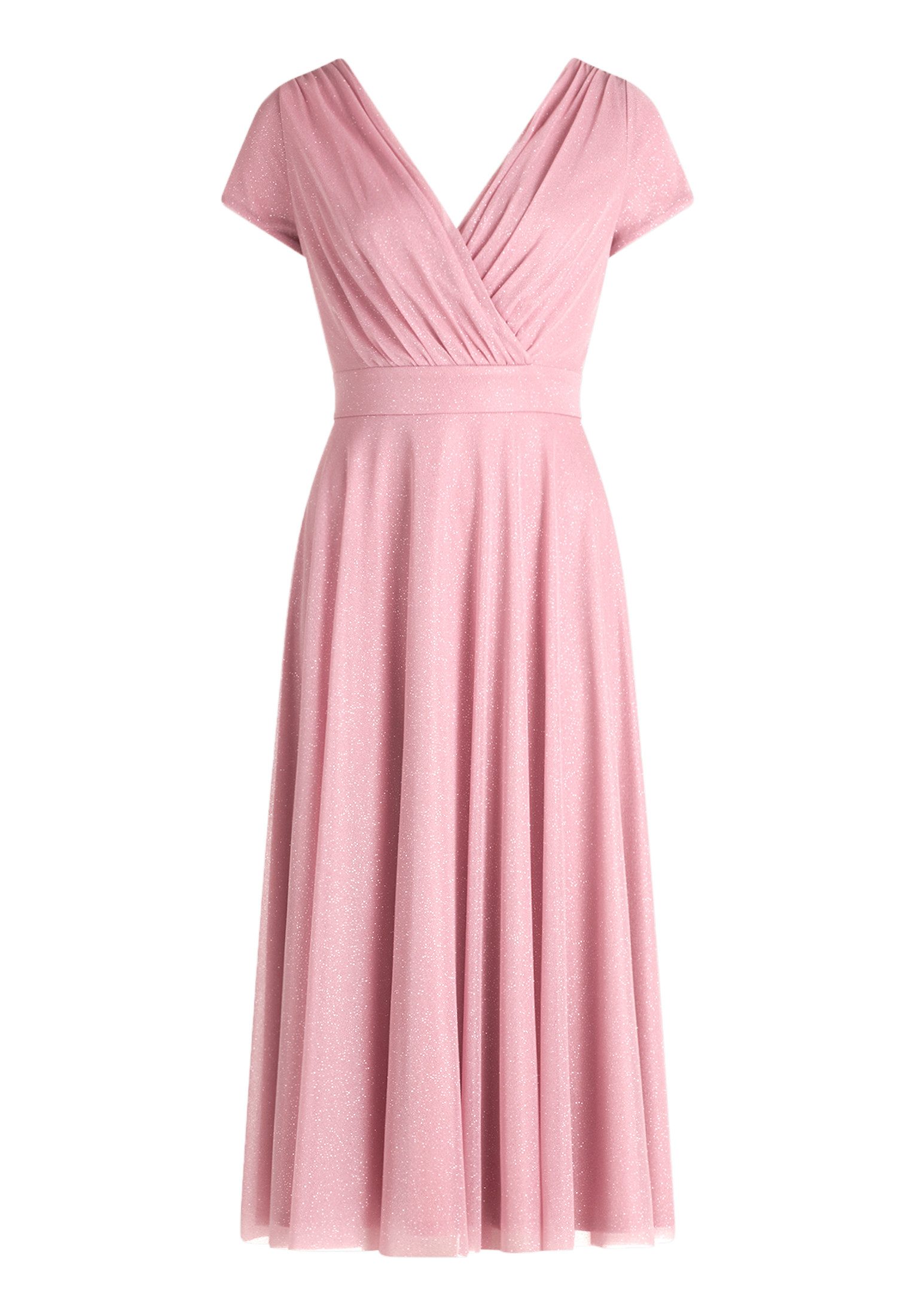 Vera Mont Cocktailkleid Damen im Glitzer-Look Stoff