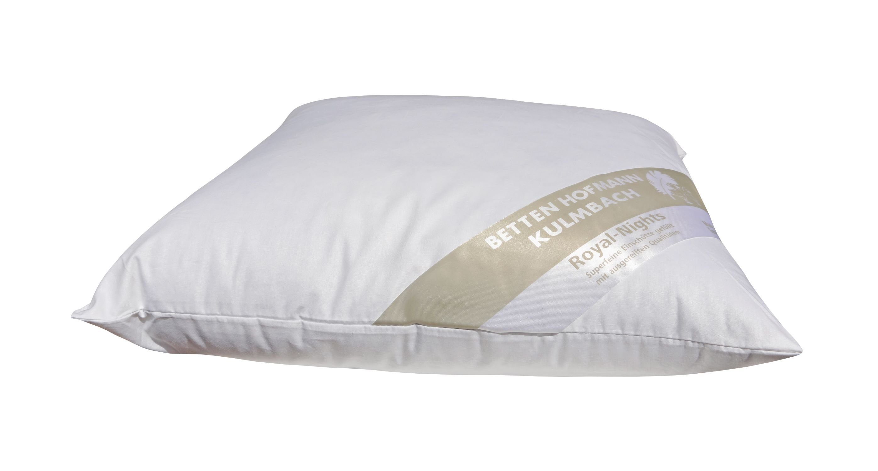 Betten Hofmann Kopfkissen Betten Hofmann Pusta Kopfkissen 40x40 Kleinkissen Kuschelkissen 350 g, Füllung: 70% Federn, 30% Daunen, Bezug: 100% Baumwolle, Seitenschläfer, prall befüllt, made in Germany, vielseitig einsetzbar
