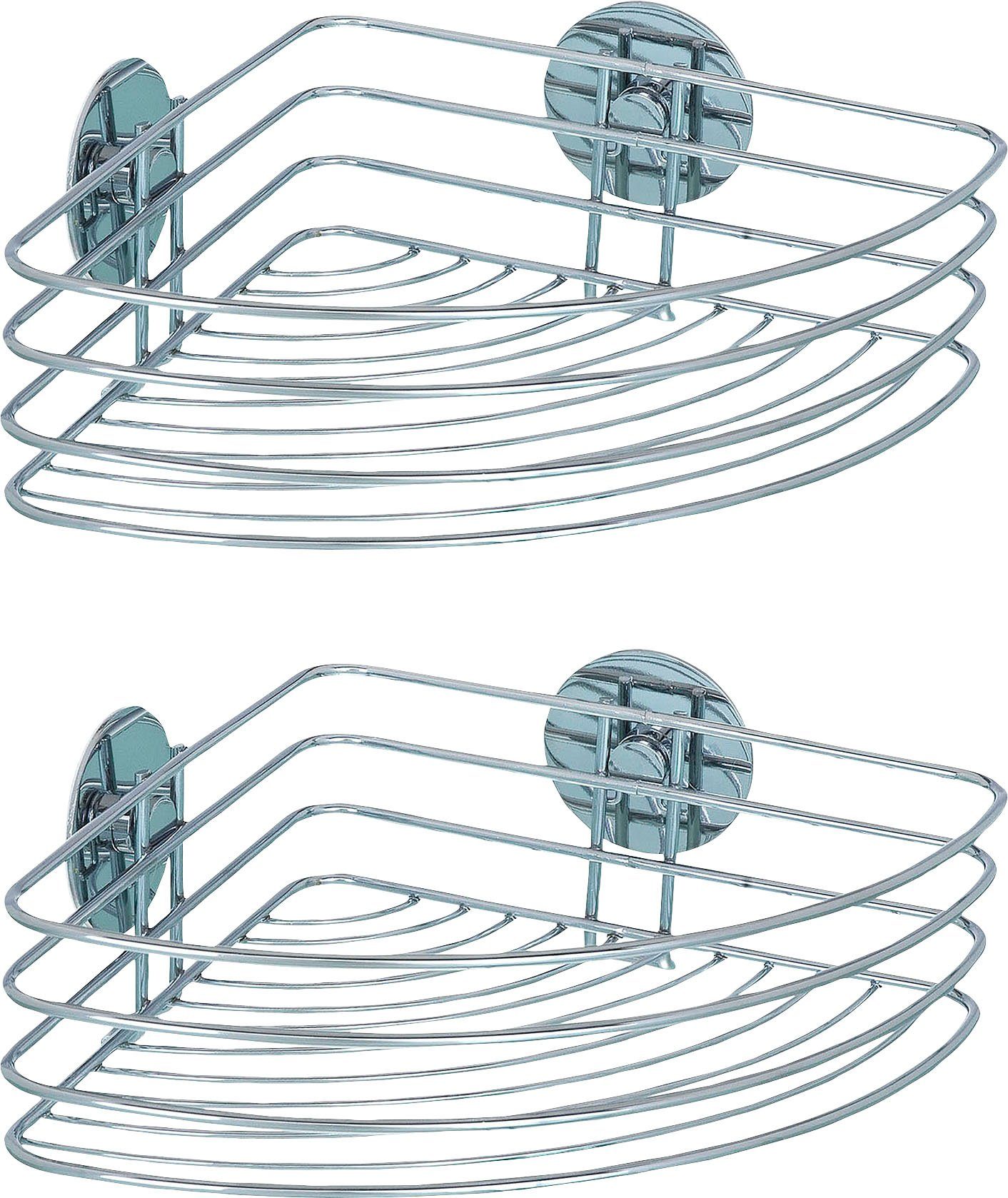 WENKO Ablagen 2 Turbo-Loc, Duschablage