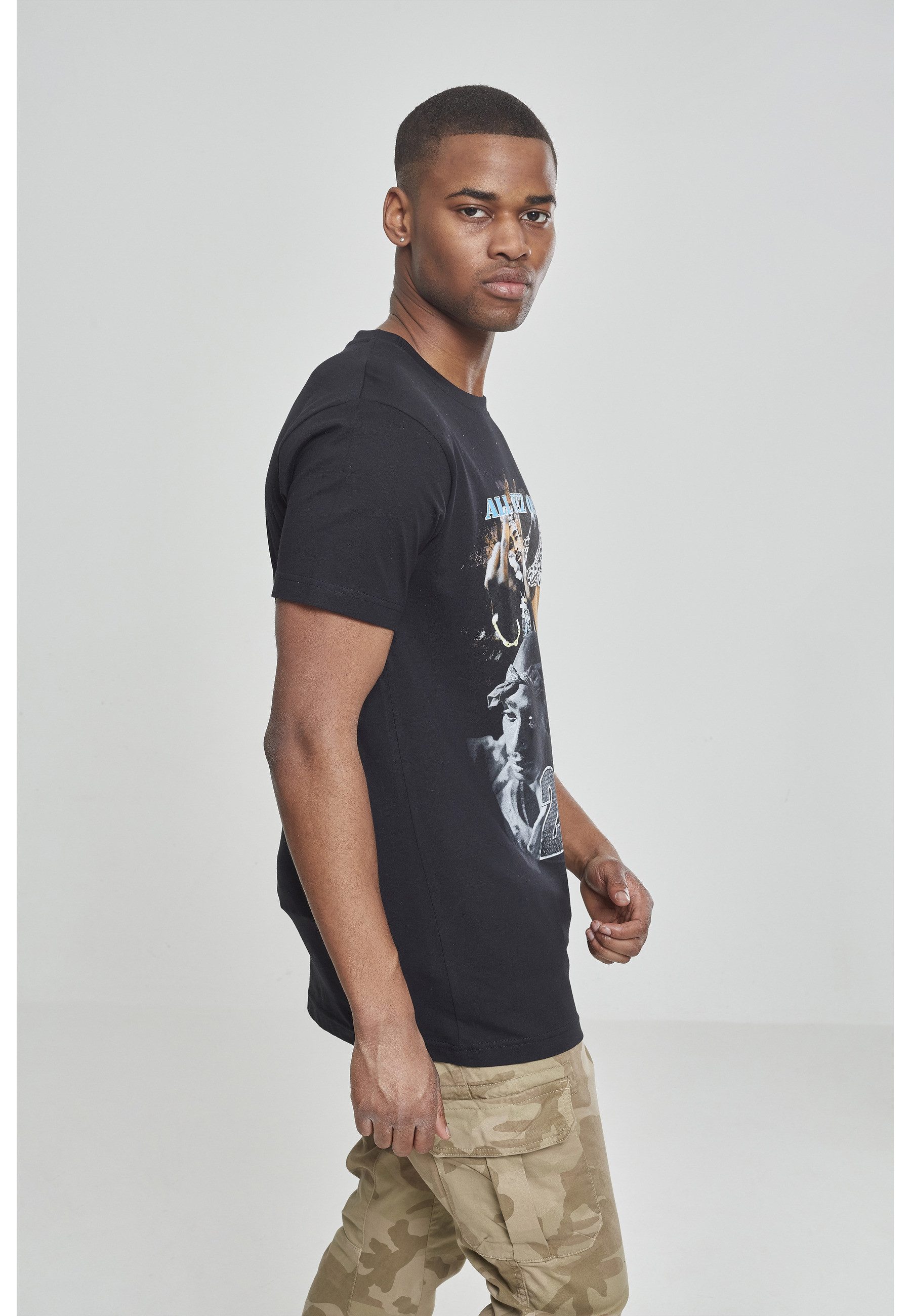 Merchcode T-Shirt Merchcode Herren Tupac Retro Tee (1-tlg)