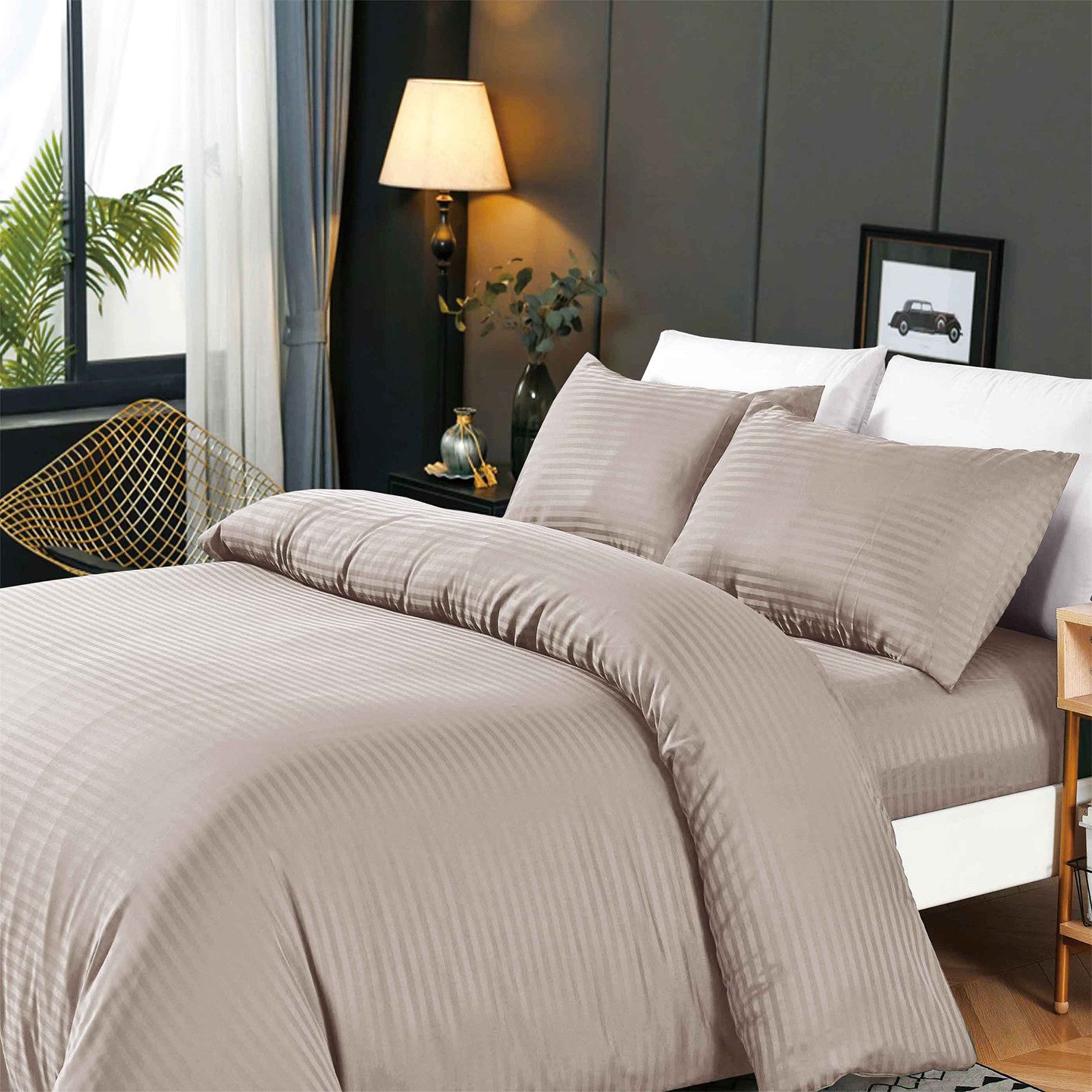 HOMELUX Bettwäsche 220x240 4teilig Bettbezüge 200x220 günstig online kaufen